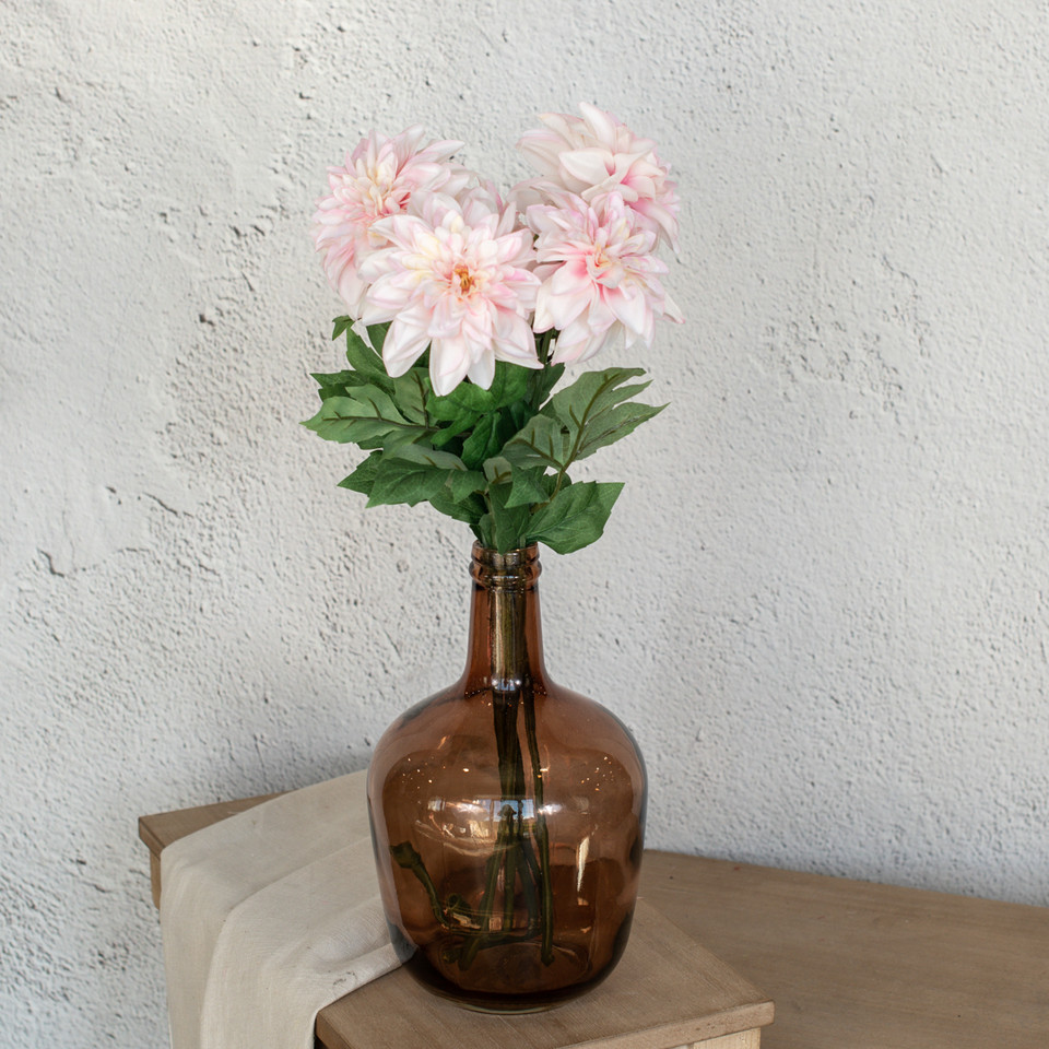 24" LIGHT PINK DAHLIA STEM