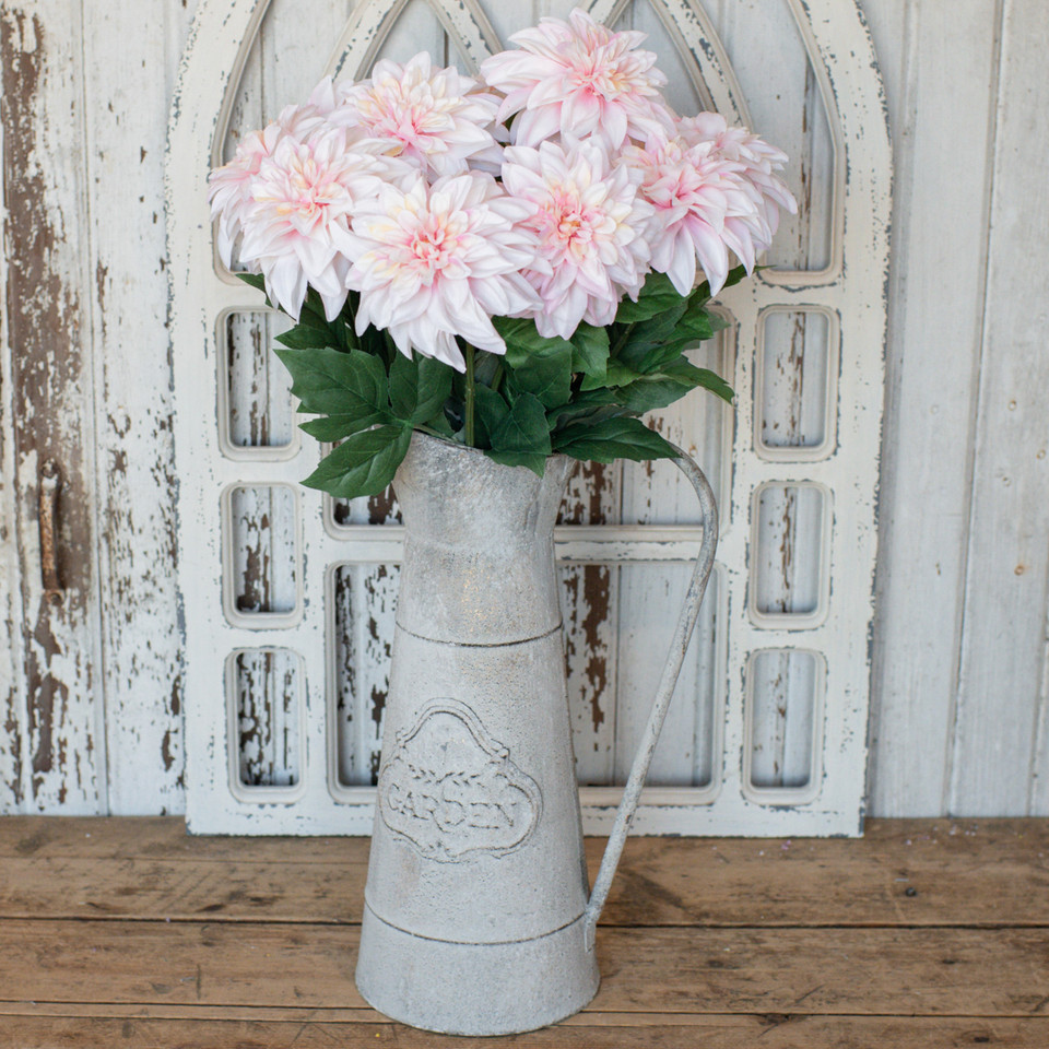 24" LIGHT PINK DAHLIA STEM