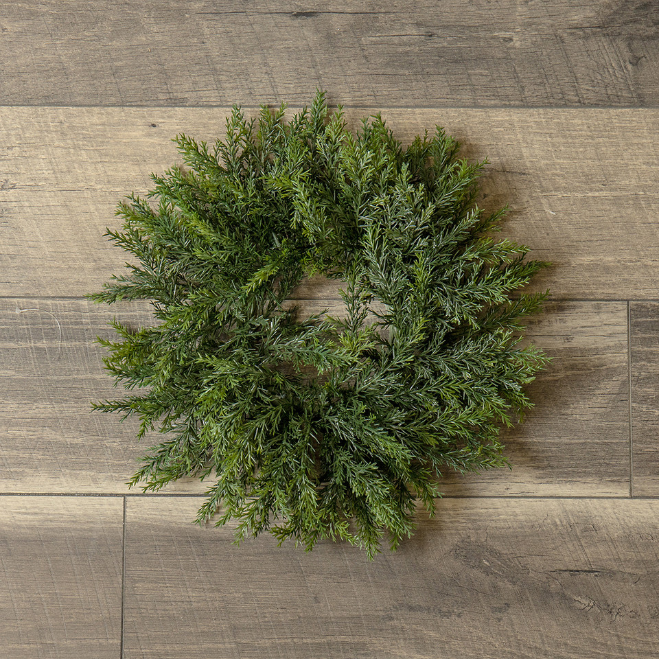 13" CEDAR CANDLE RING