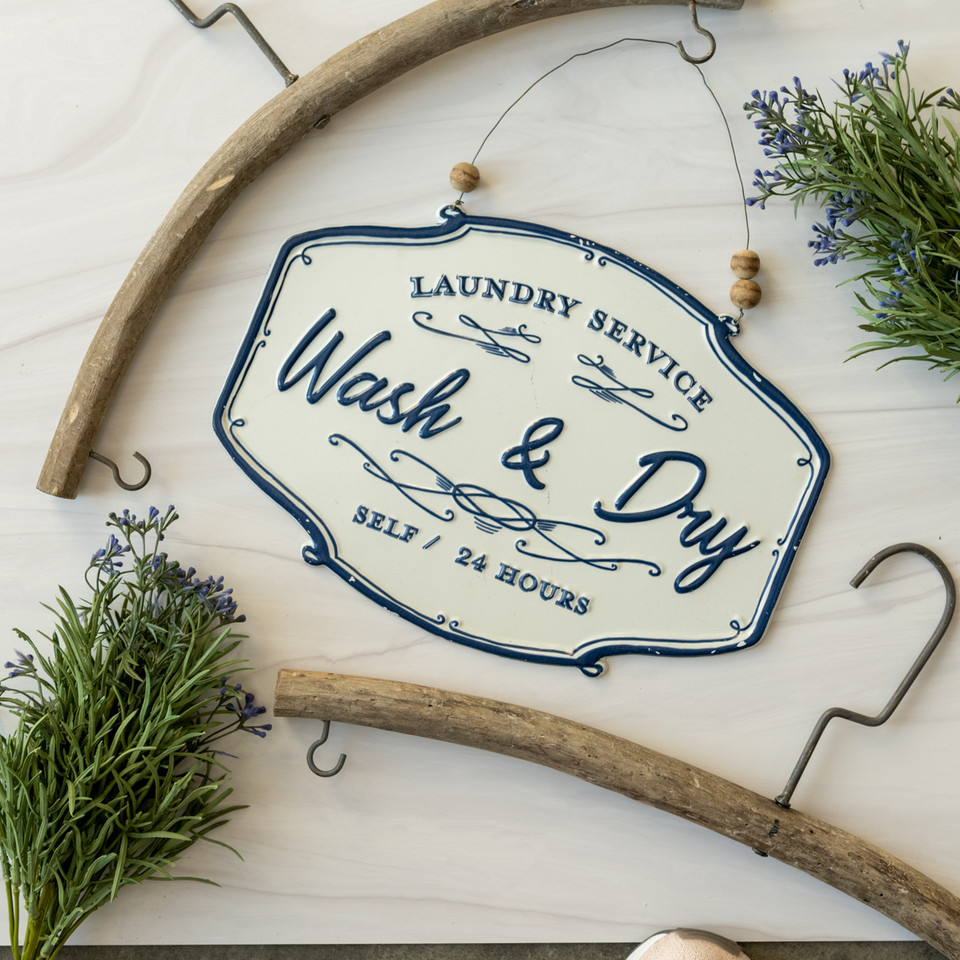 WASH & DRY SIGN