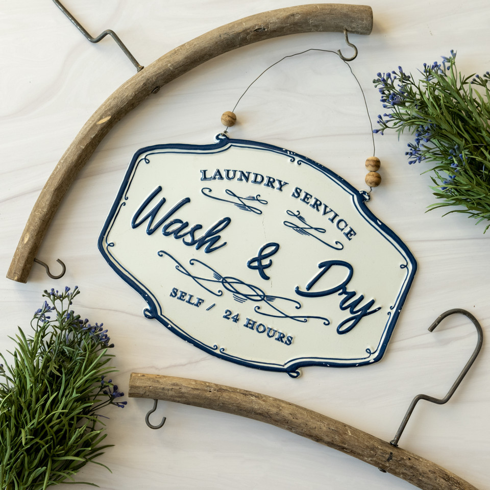 WASH & DRY SIGN