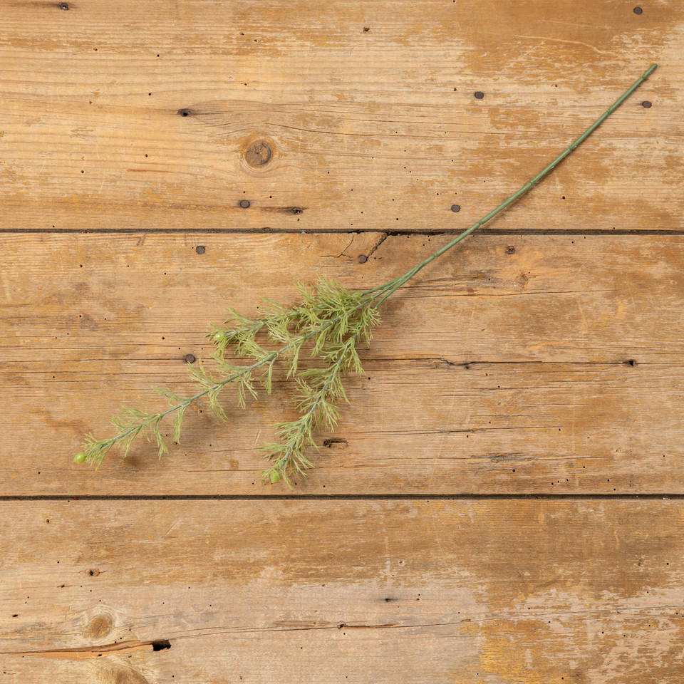 24.5" GREEN MINT LEAF STEM