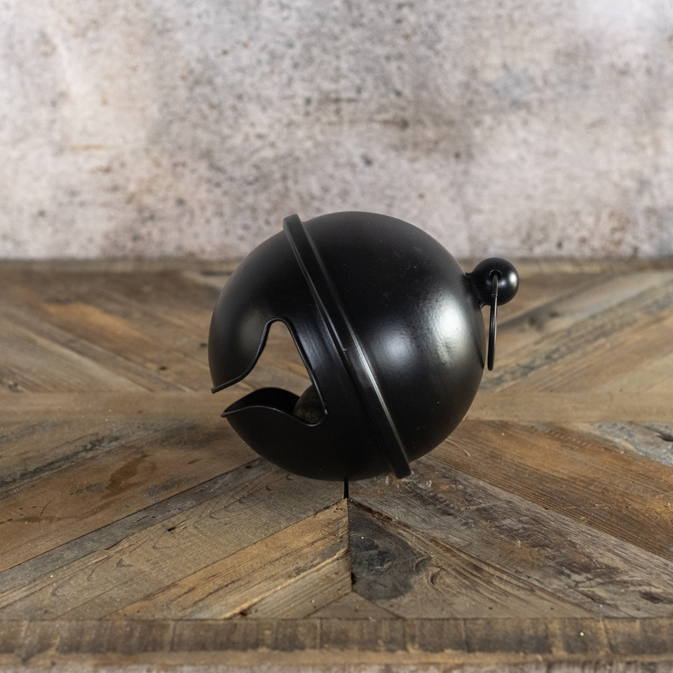 6.75" BLACK SLEIGH BELL