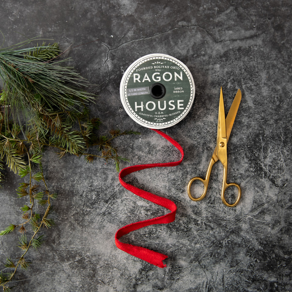 .5" RED VELVET WIRED RIBBON