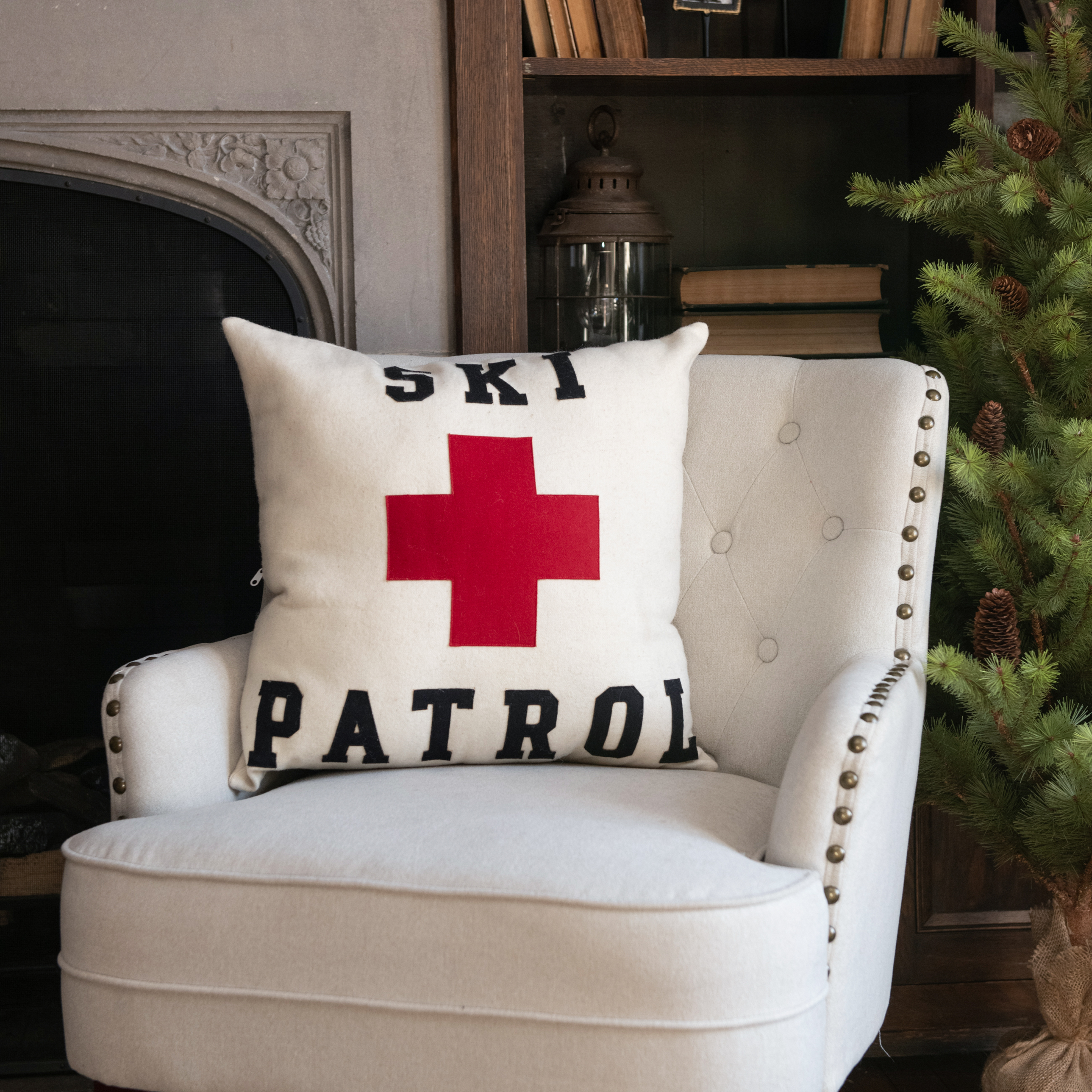 SKI PATROL PILLOW