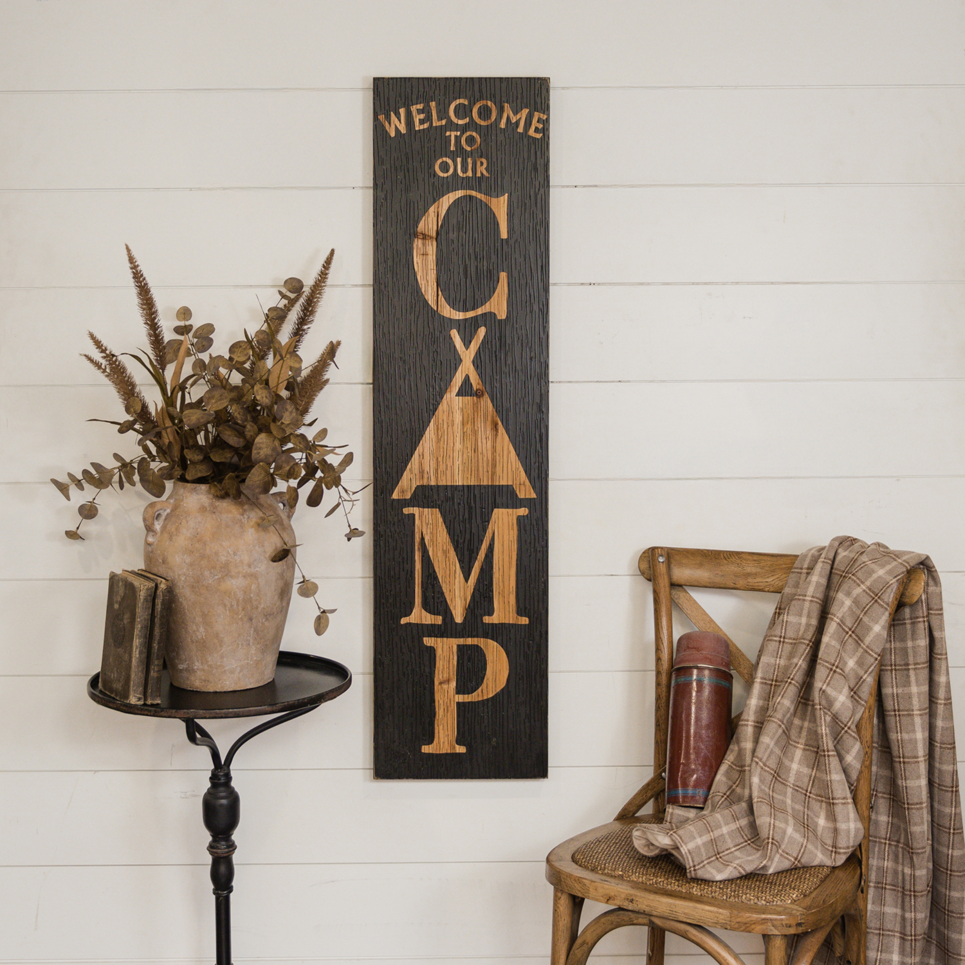 VERTICAL CAMP SIGN