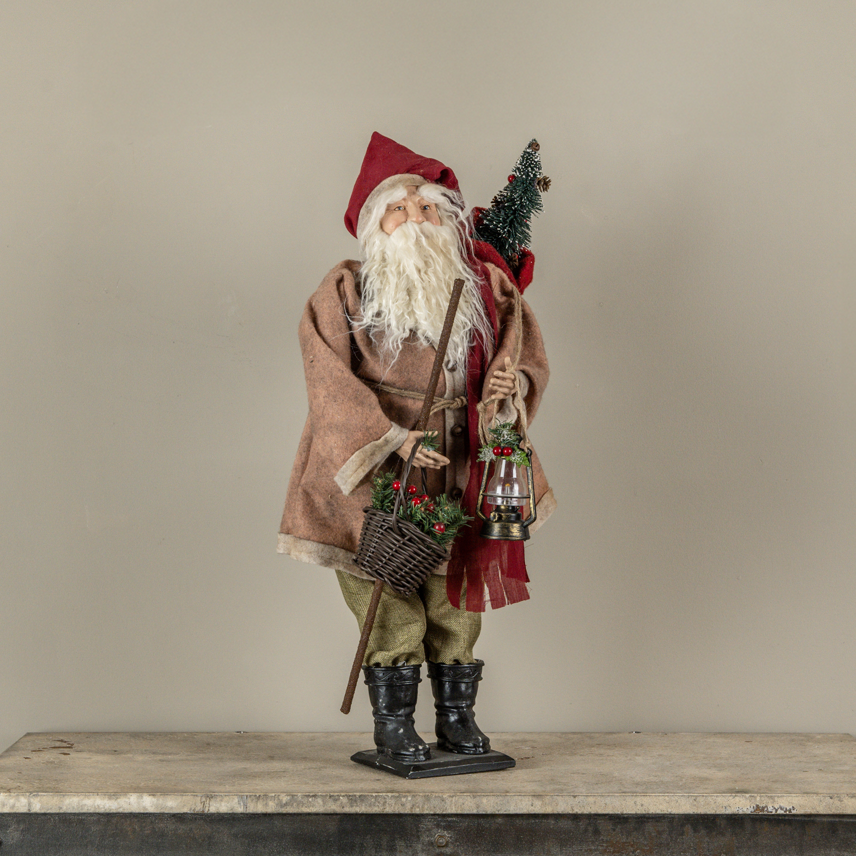 26" SANTA W/ WALKING STICK