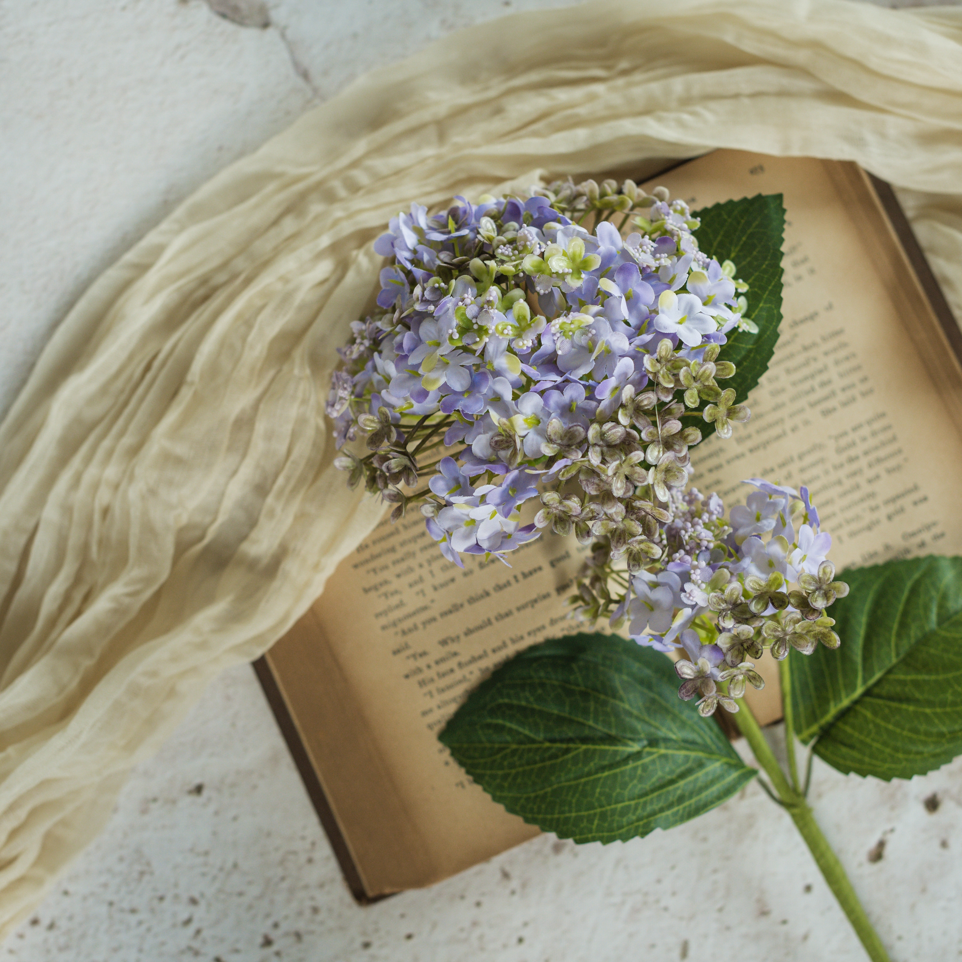 29" BLENDED PURPLE HYDRANGEA SPRAY