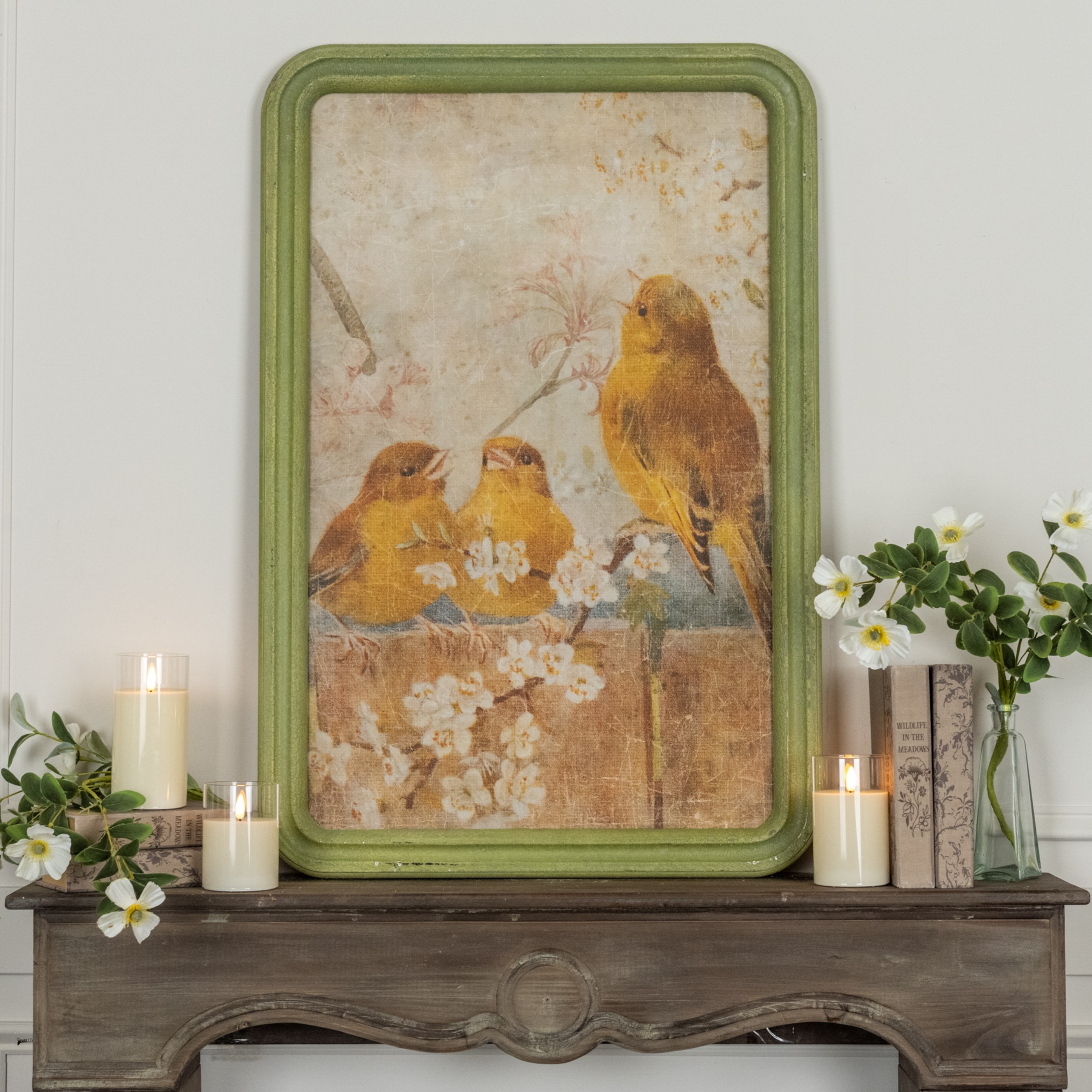 FRAMED BIRD TRIO PRINT