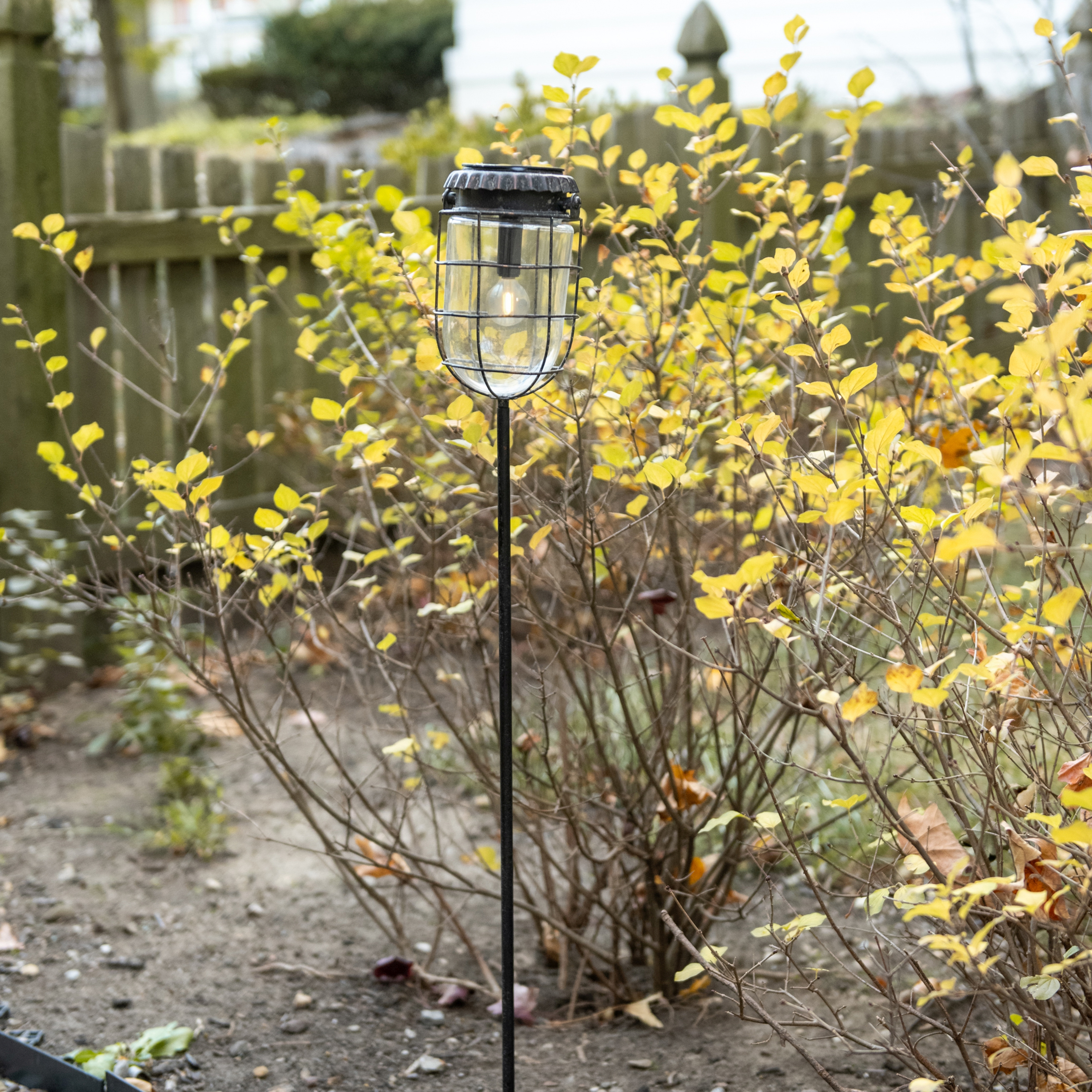 AGED SOLAR STAKE LIGHT