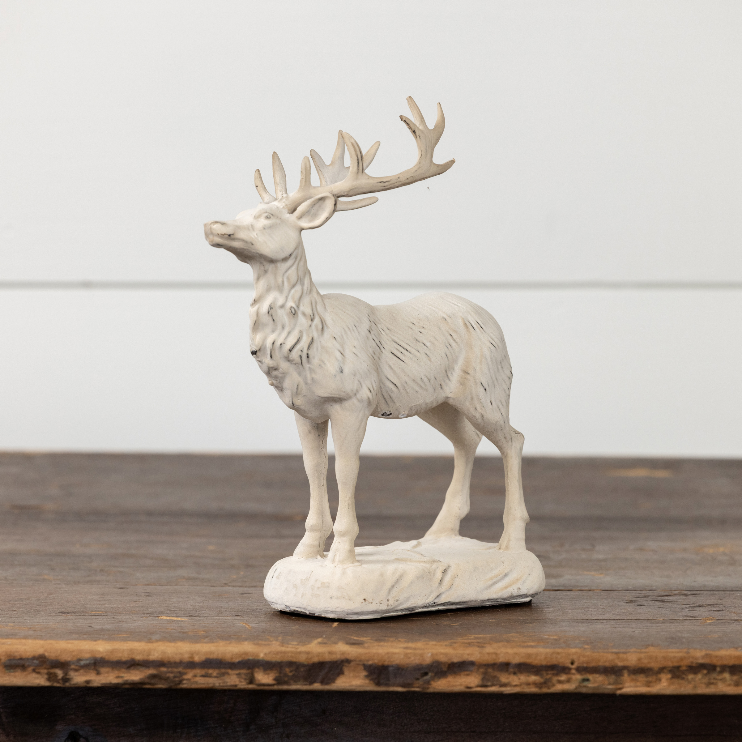 9.5" CREAM DEER ON STAND