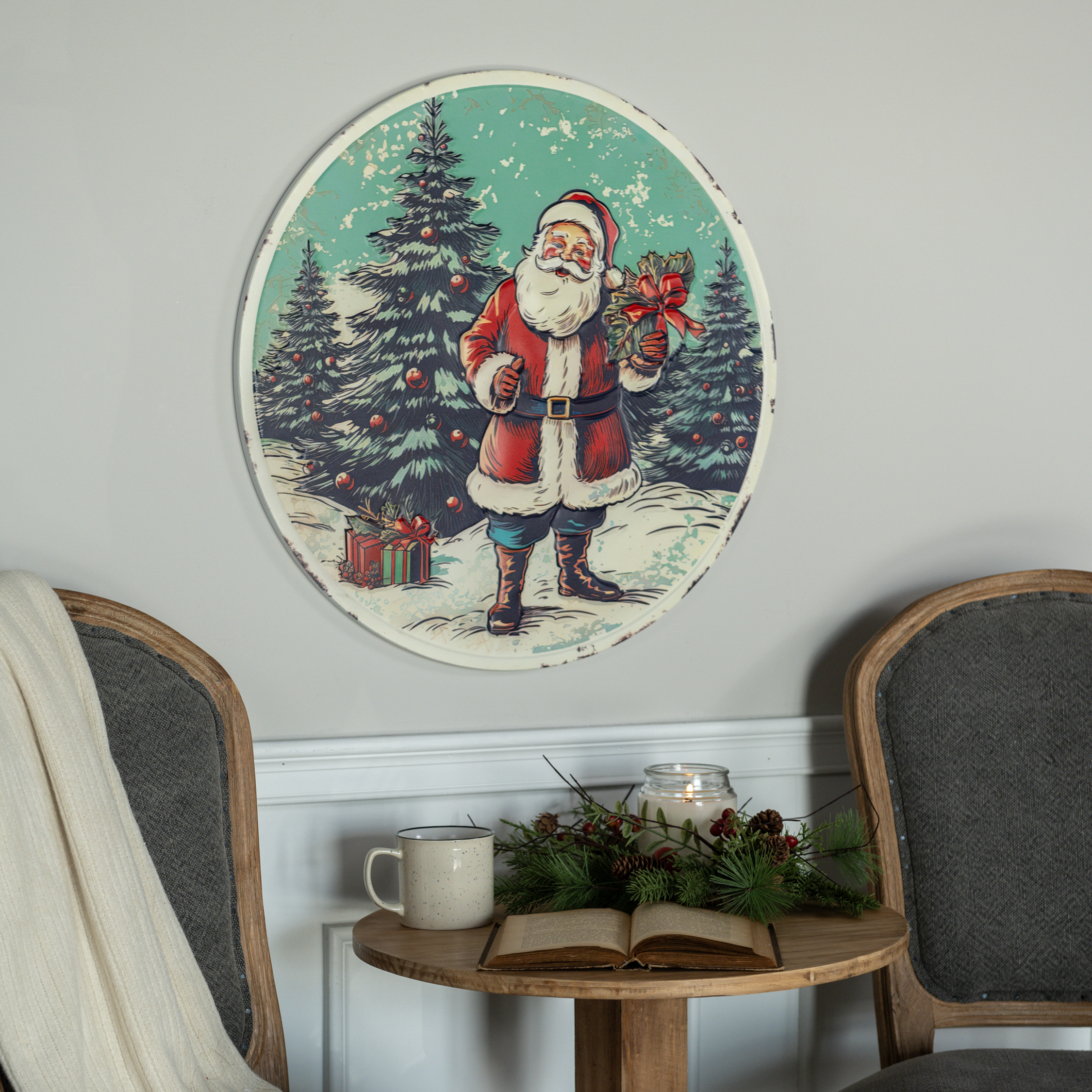 SANTA'S TREE FARM SIGN