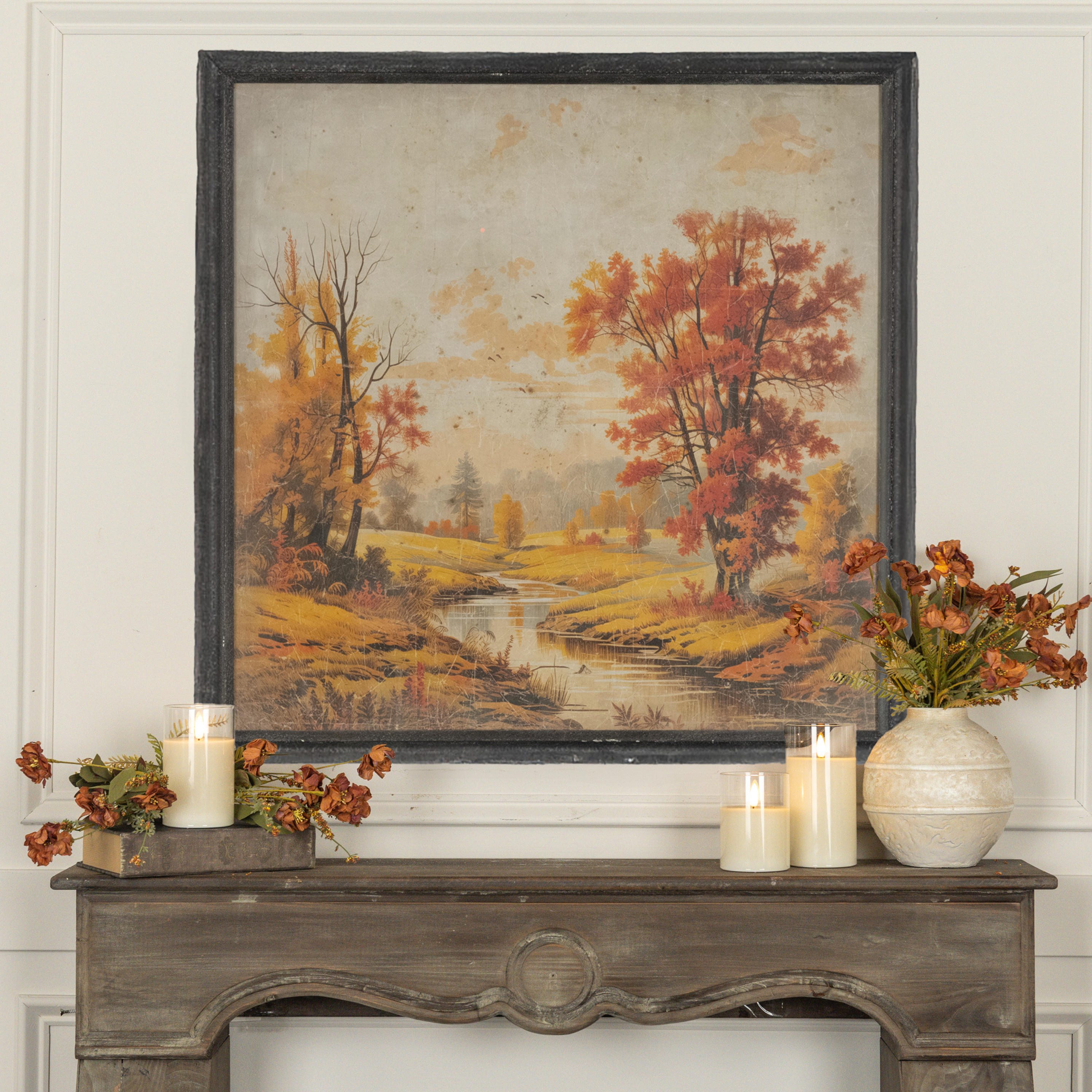 FRAMED AUTUMN RIVER PRINT