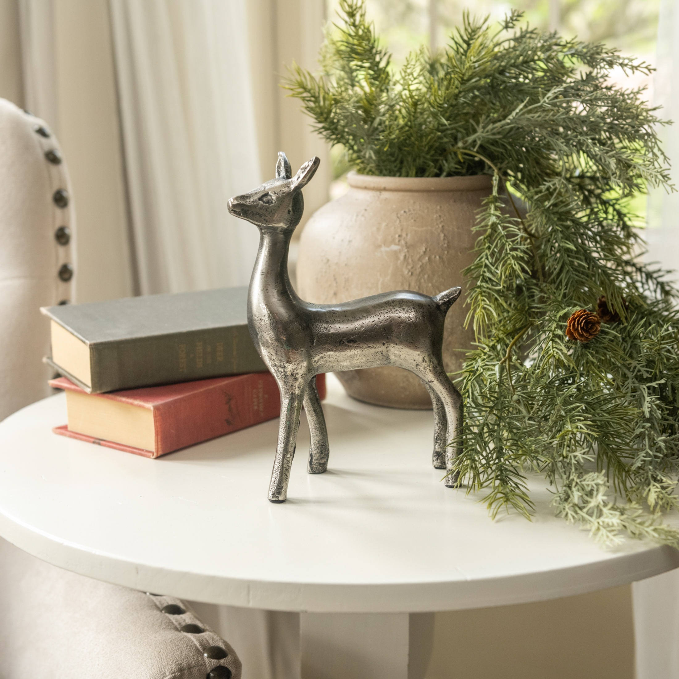 8.75" PEWTER REINDEER CALF