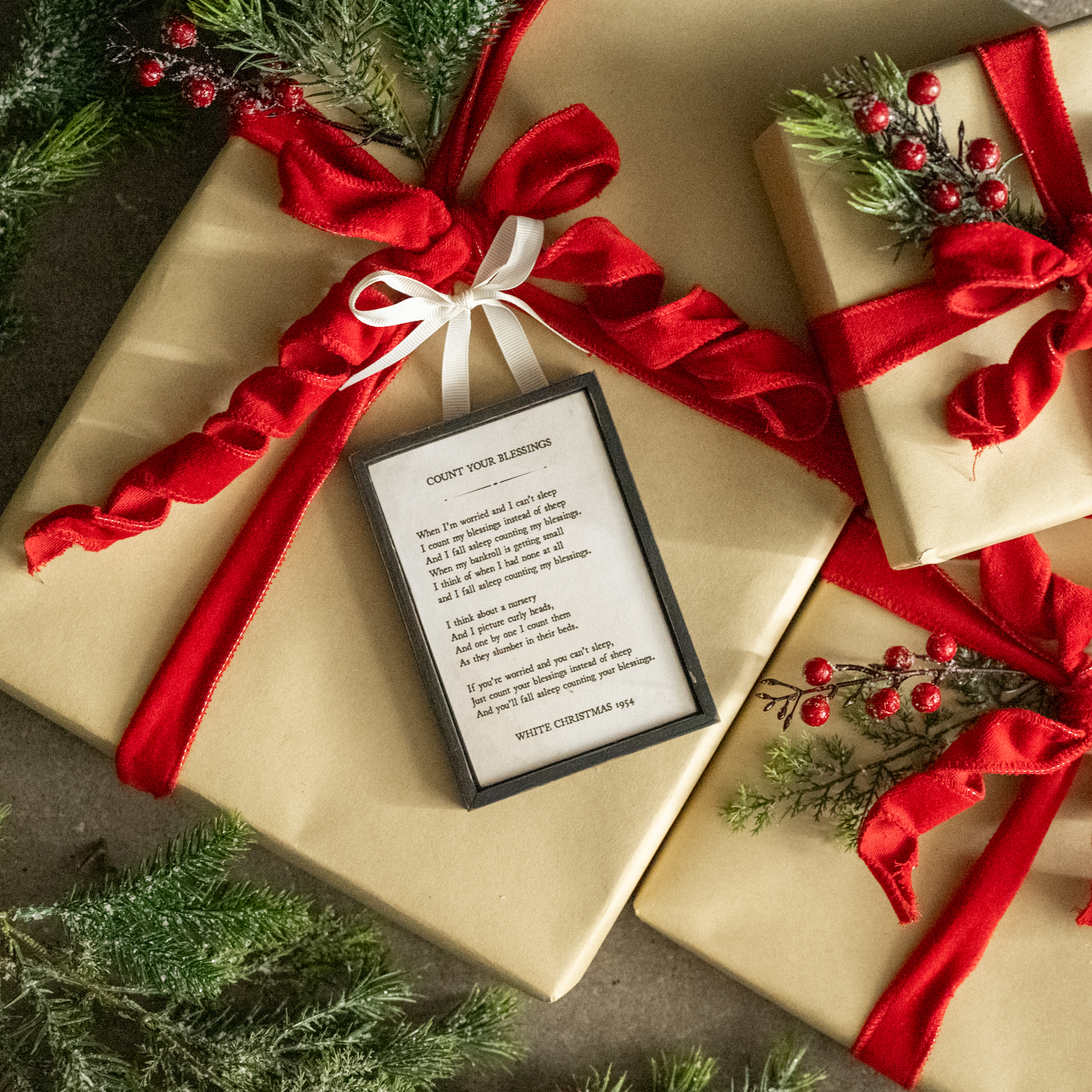 COUNT YOUR BLESSINGS ORNAMENT