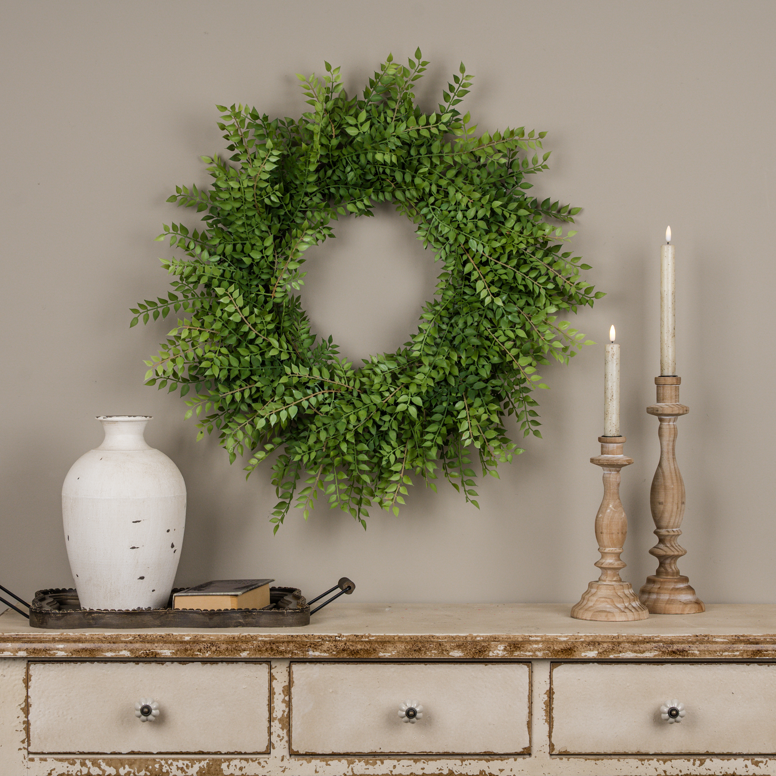 26" MINI SMILAX WREATH