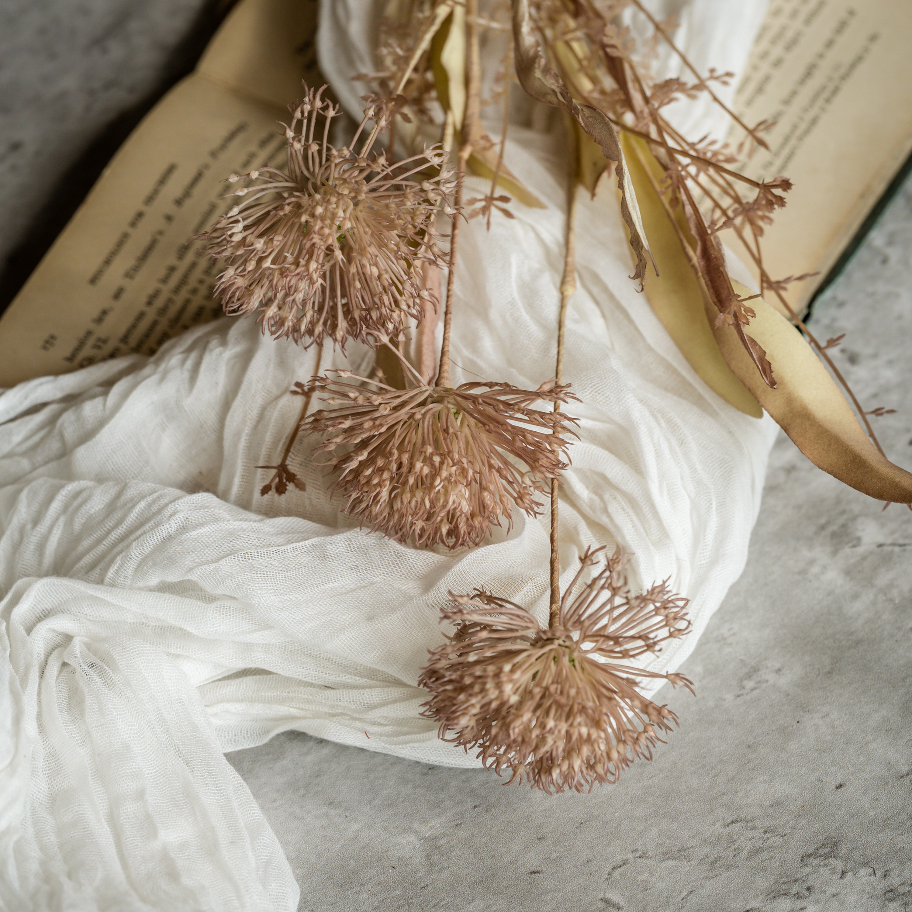 20.5" ROSEWOOD WILD LEEK SPRAY