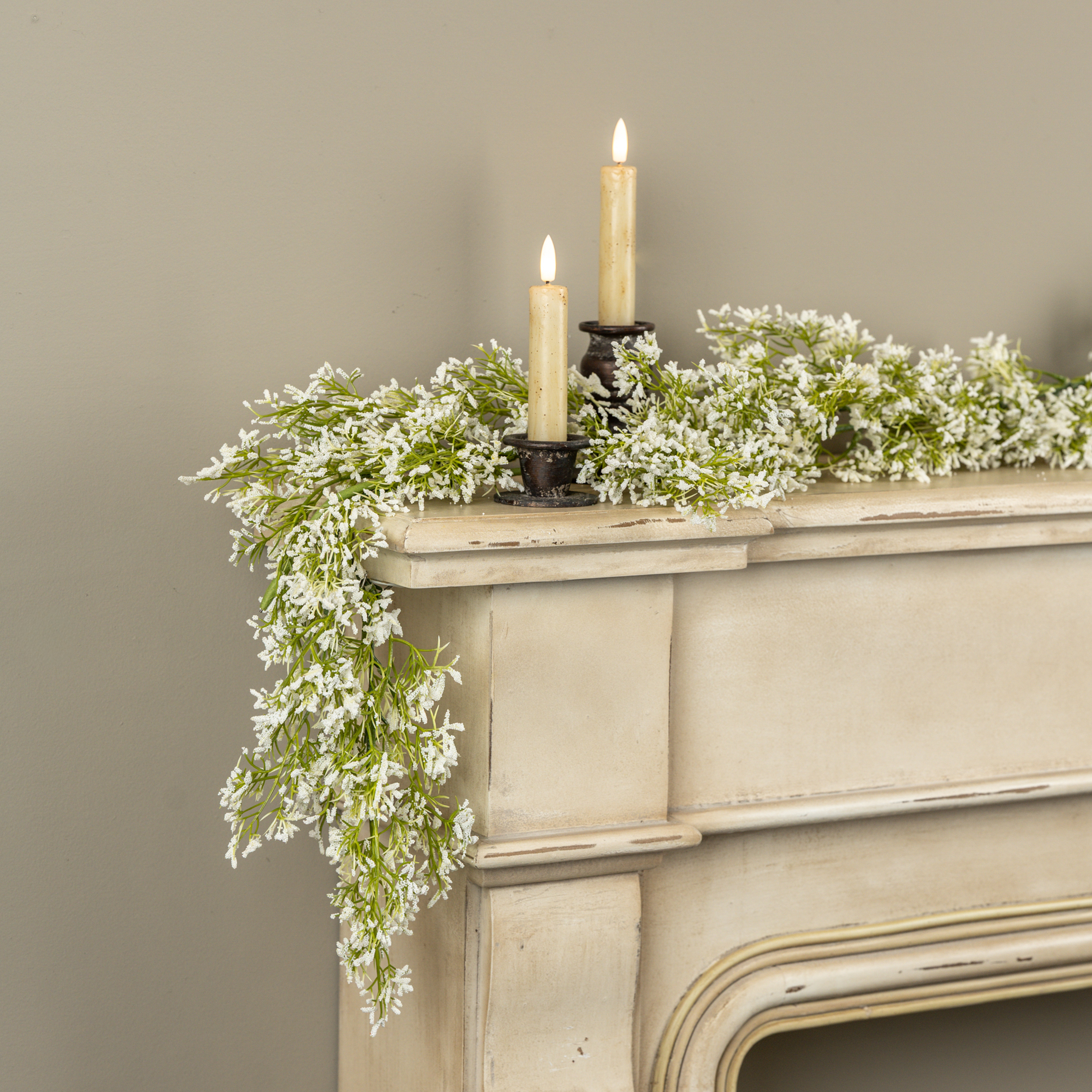 6' WHITE MOUNTAIN MINT GARLAND