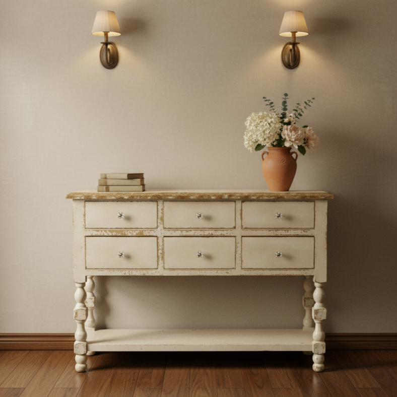 PENELOPE CHIPPY BUFFET TABLE*