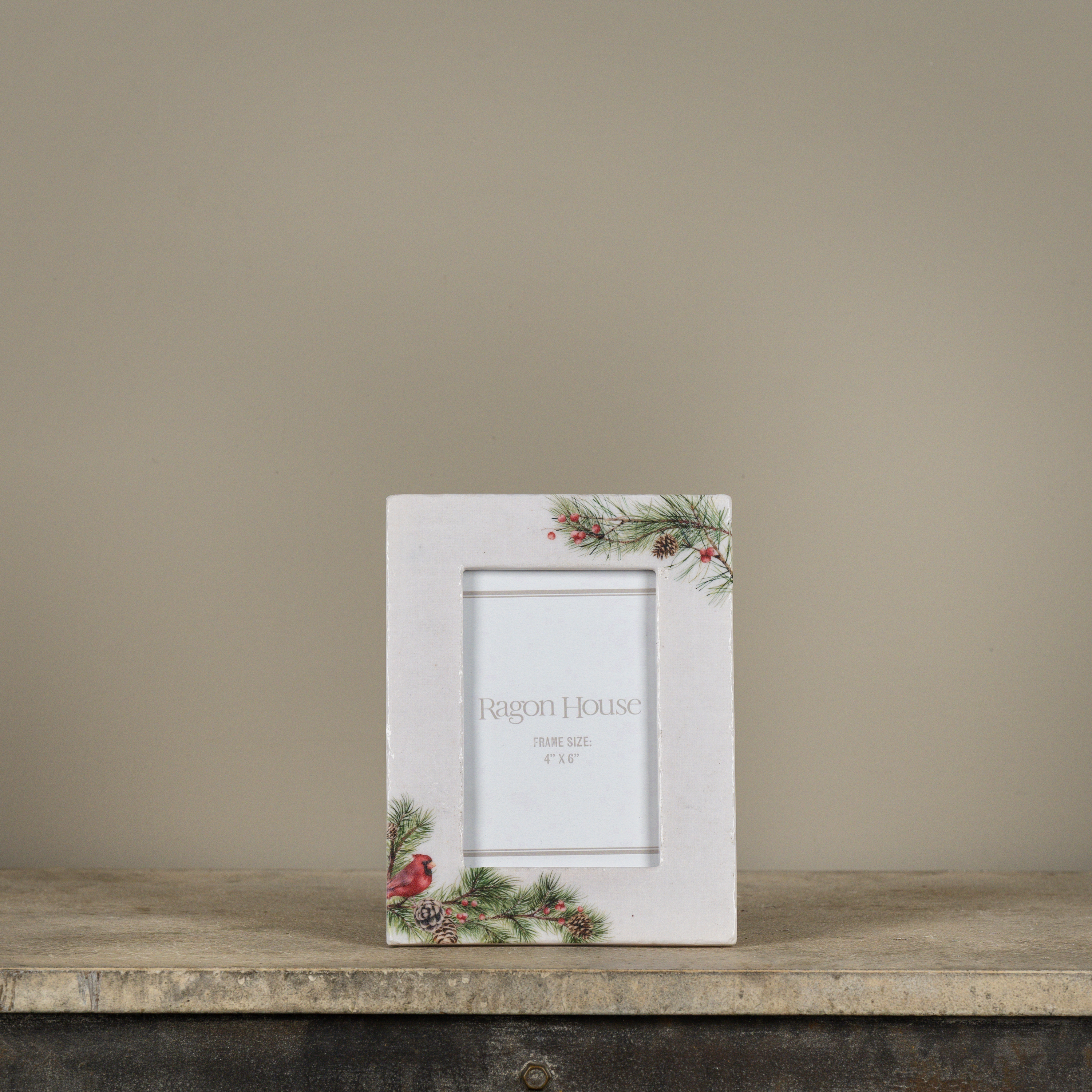 4"X6" CARDINAL PHOTO FRAME