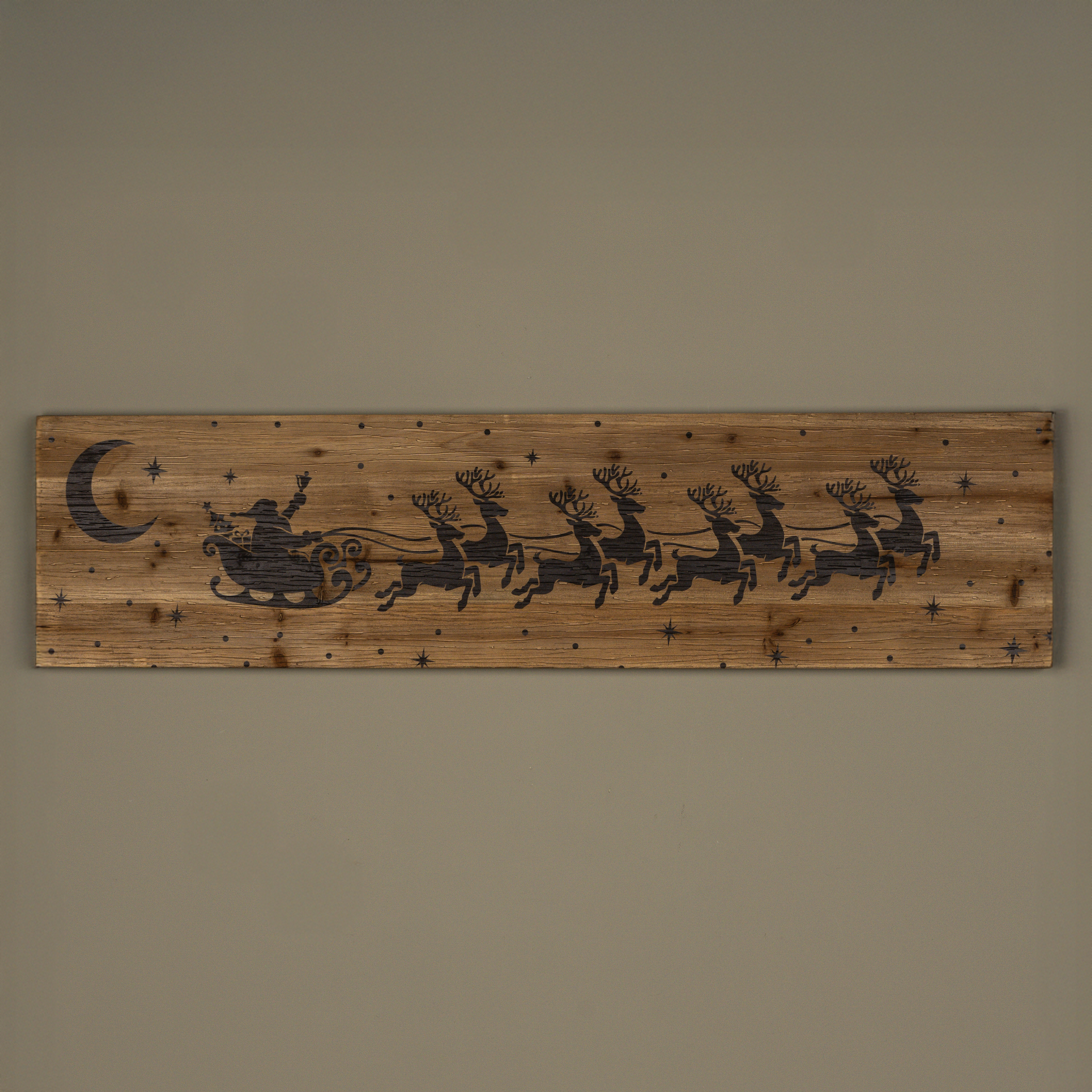47.5" REINDEER SILHOUETTE HORIZONTAL SIGN