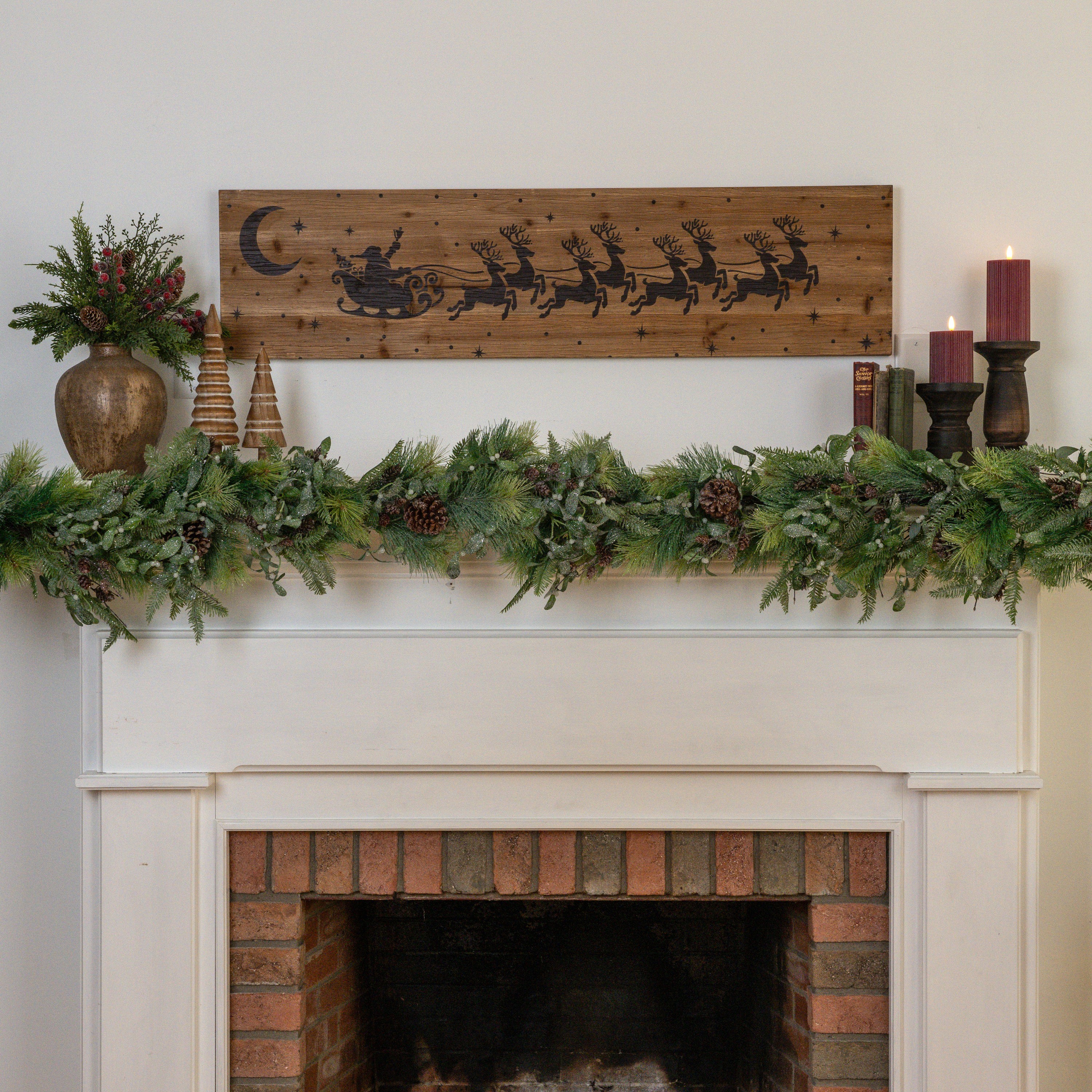 47.5" REINDEER SILHOUETTE HORIZONTAL SIGN