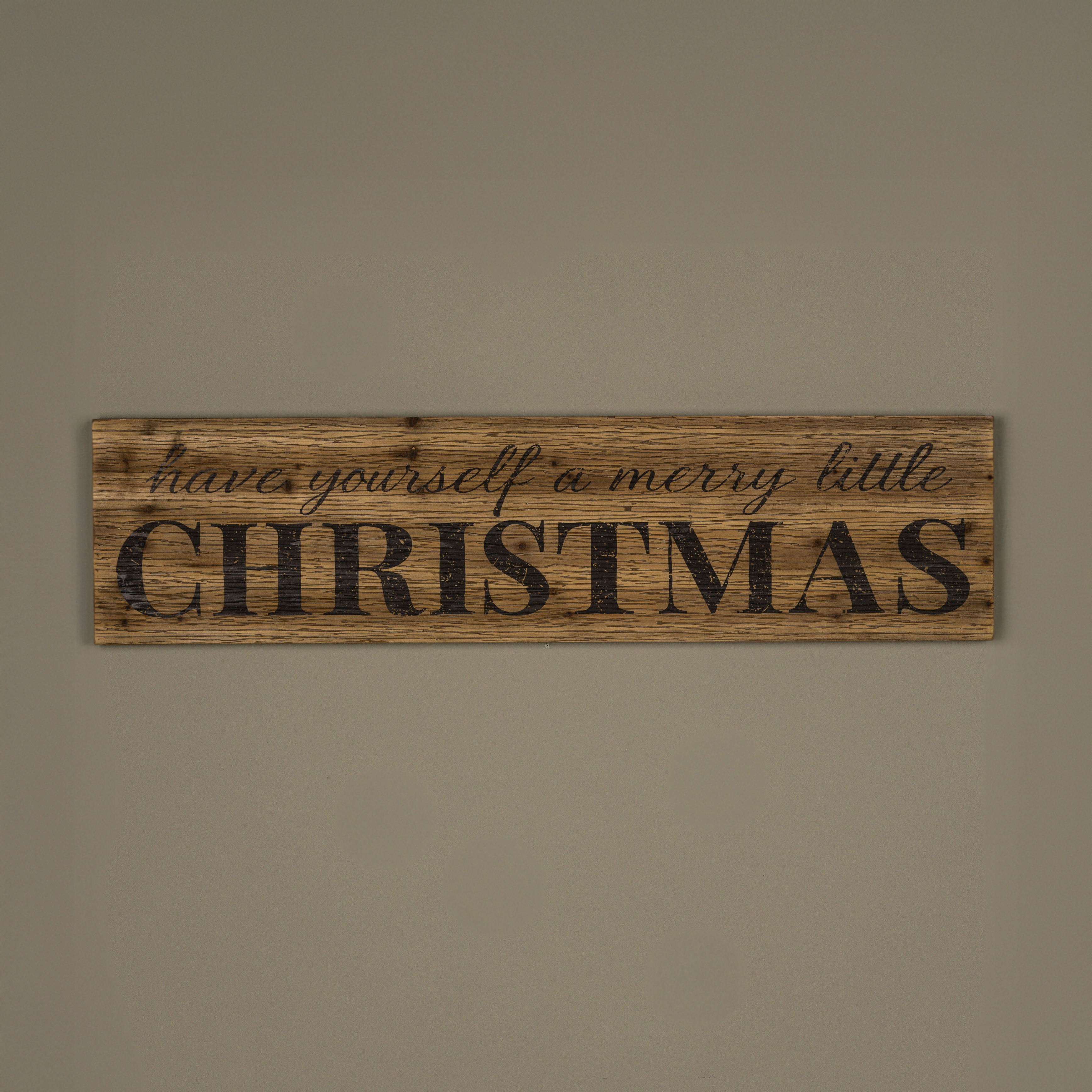 47.5" MERRY LITTLE CHRISTMAS HORIZONTAL SIGN