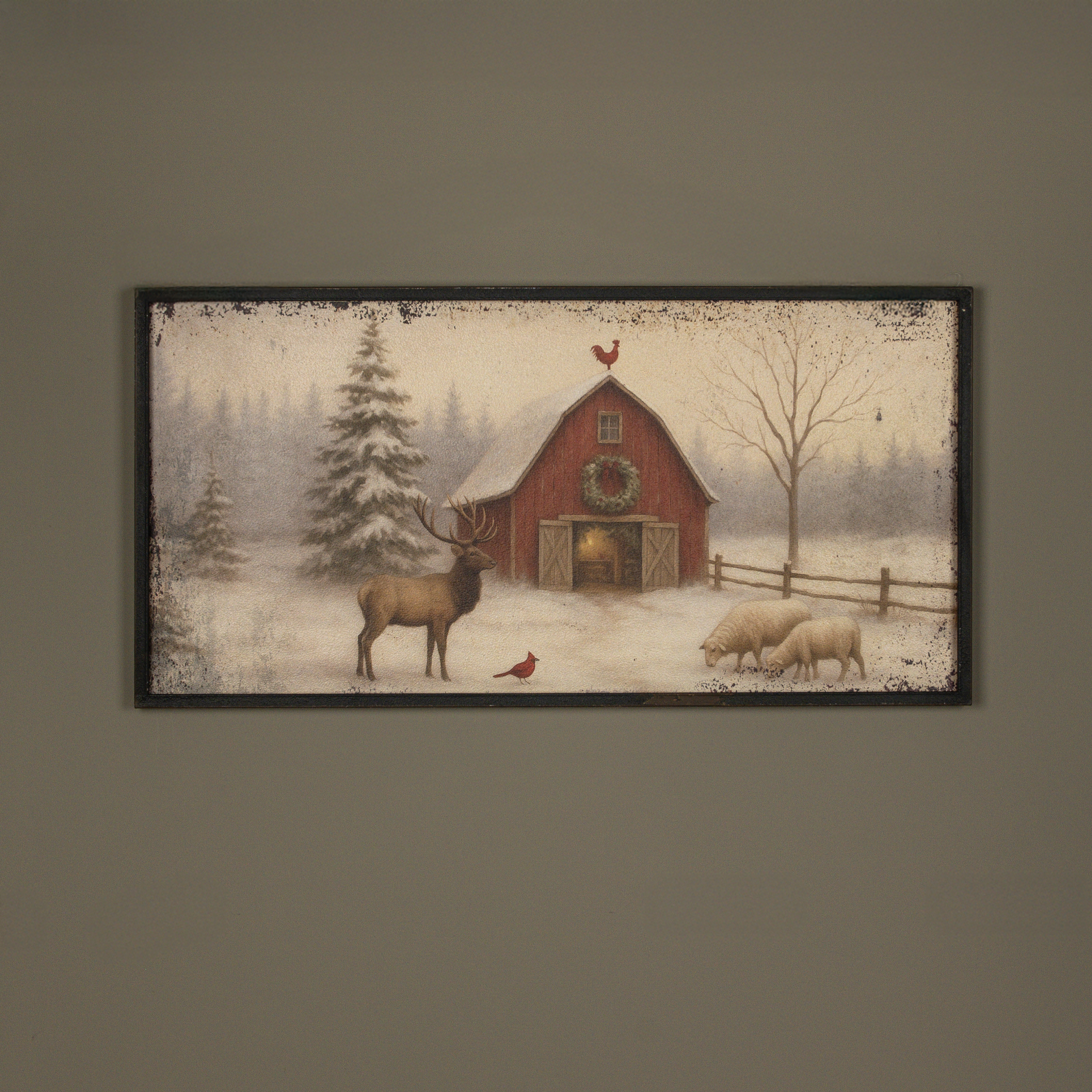 48" HOLIDAY FARM   SIGN