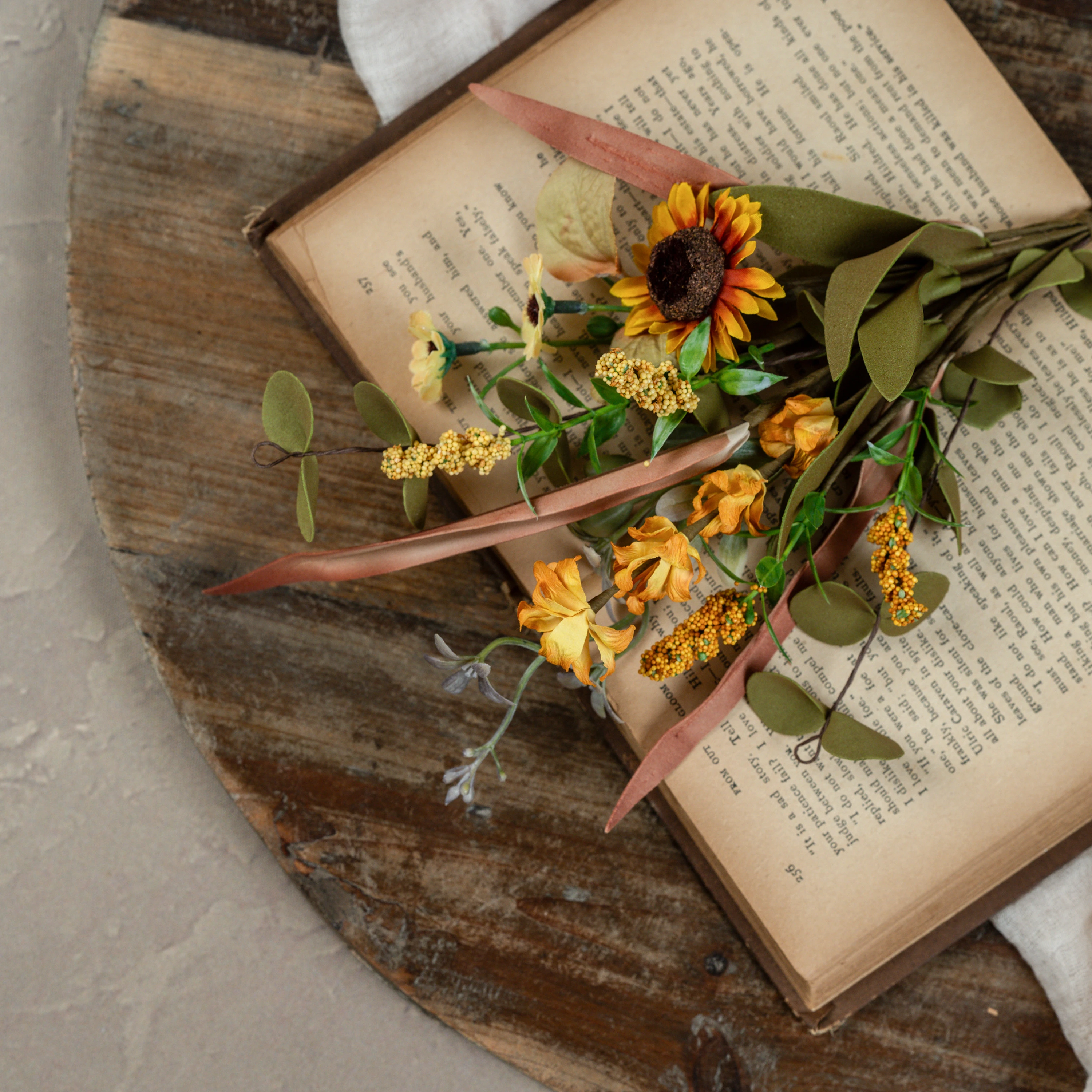 14" WILDFLOWER & SUNFLOWER PICK