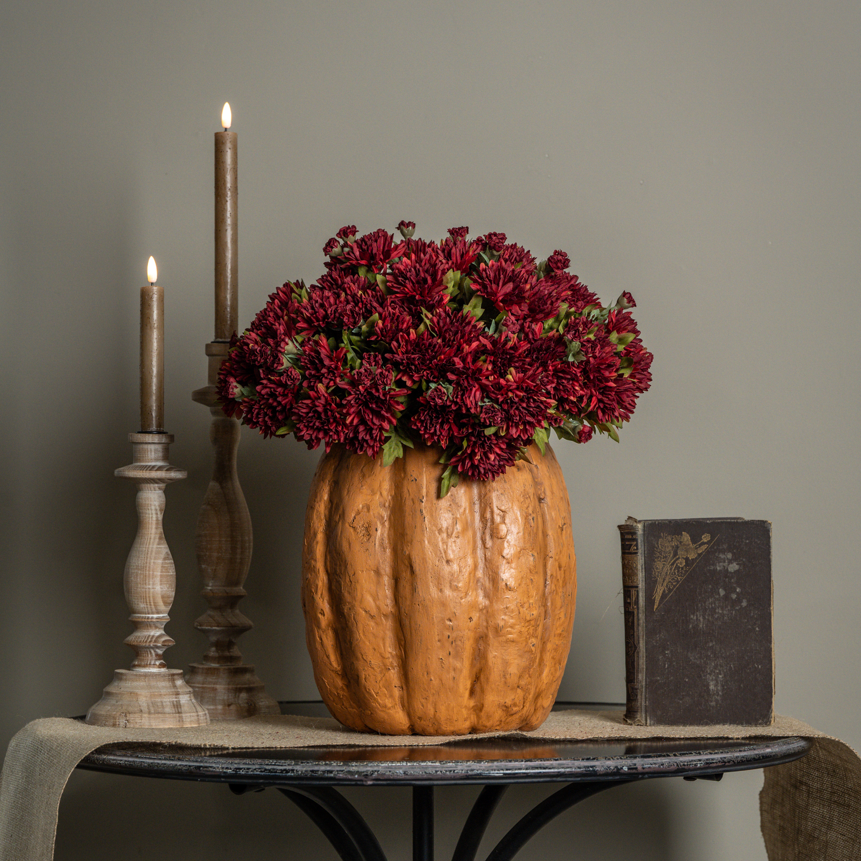 11" TERRACOTTA PUMPKIN PLANTER
