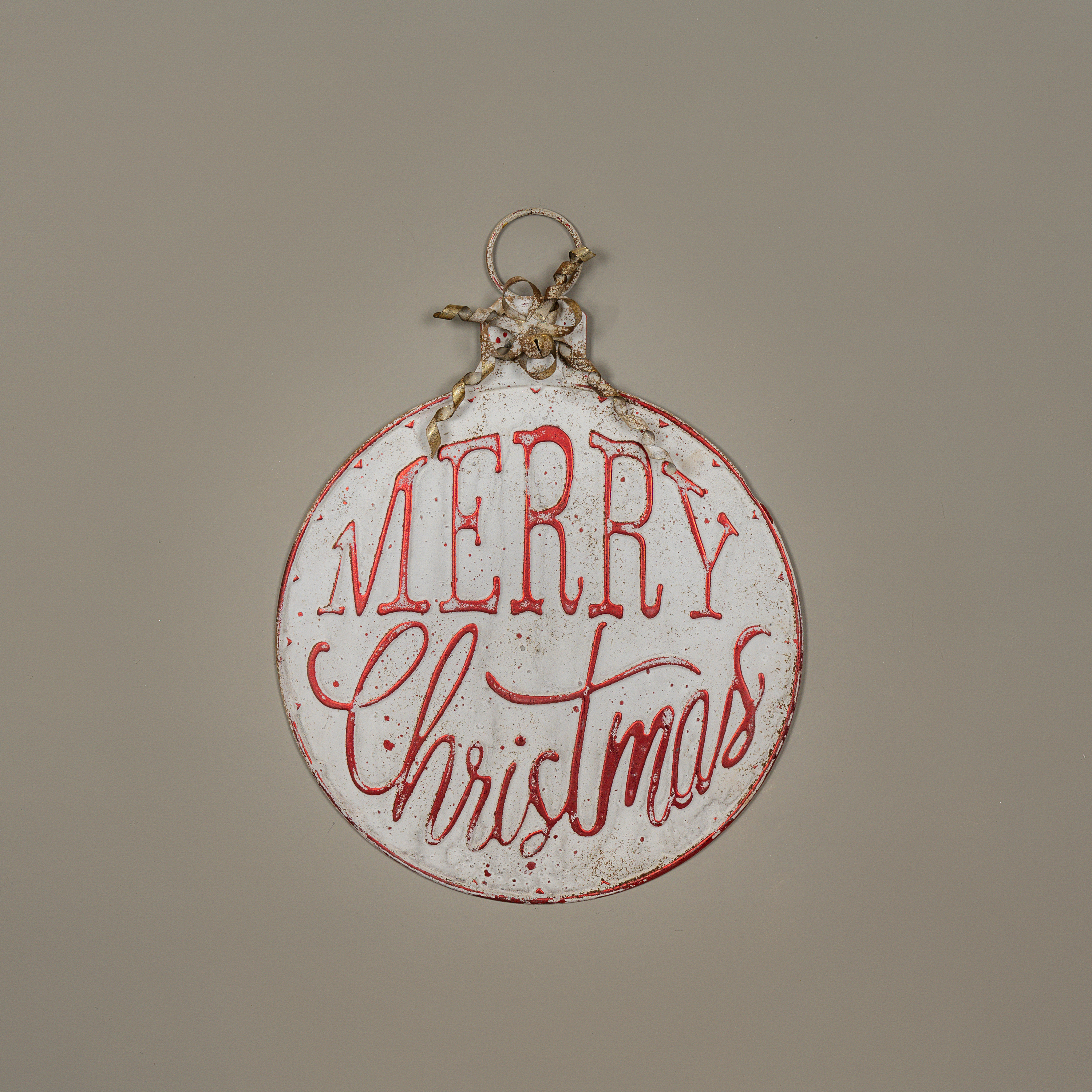21" MERRY CHRISTMAS ORNAMENT SIGN