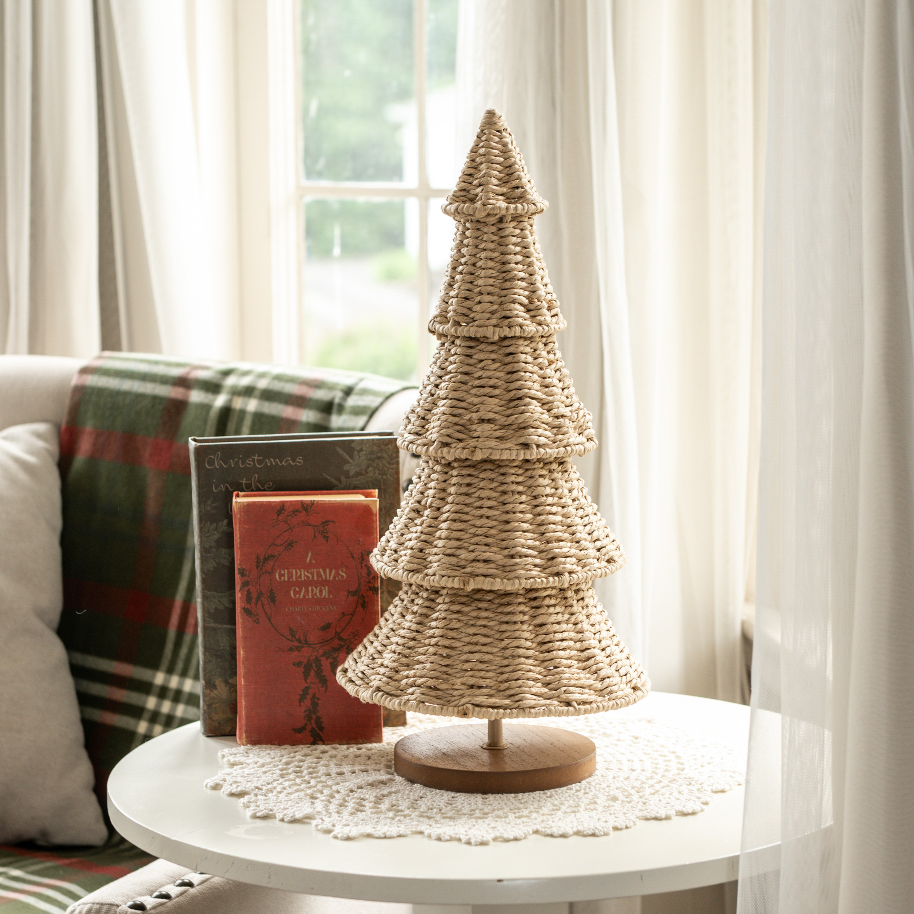 17.5" RATTAN TREE