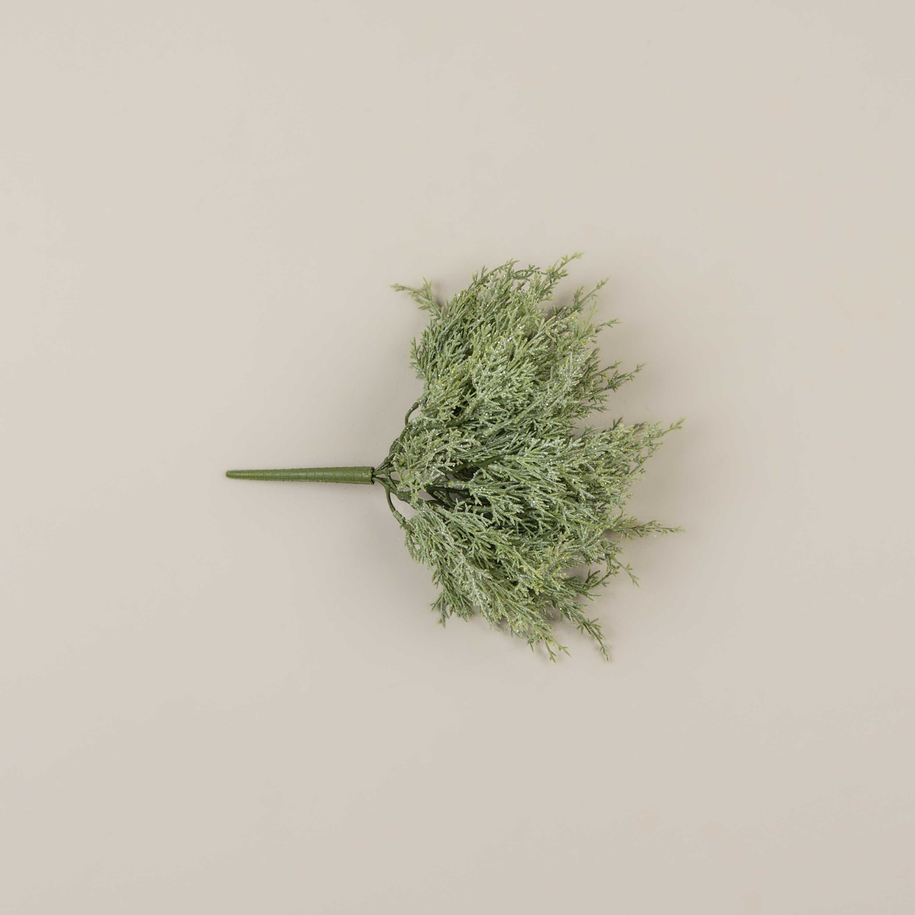 12" GLITTERED JUNIPER BUSH