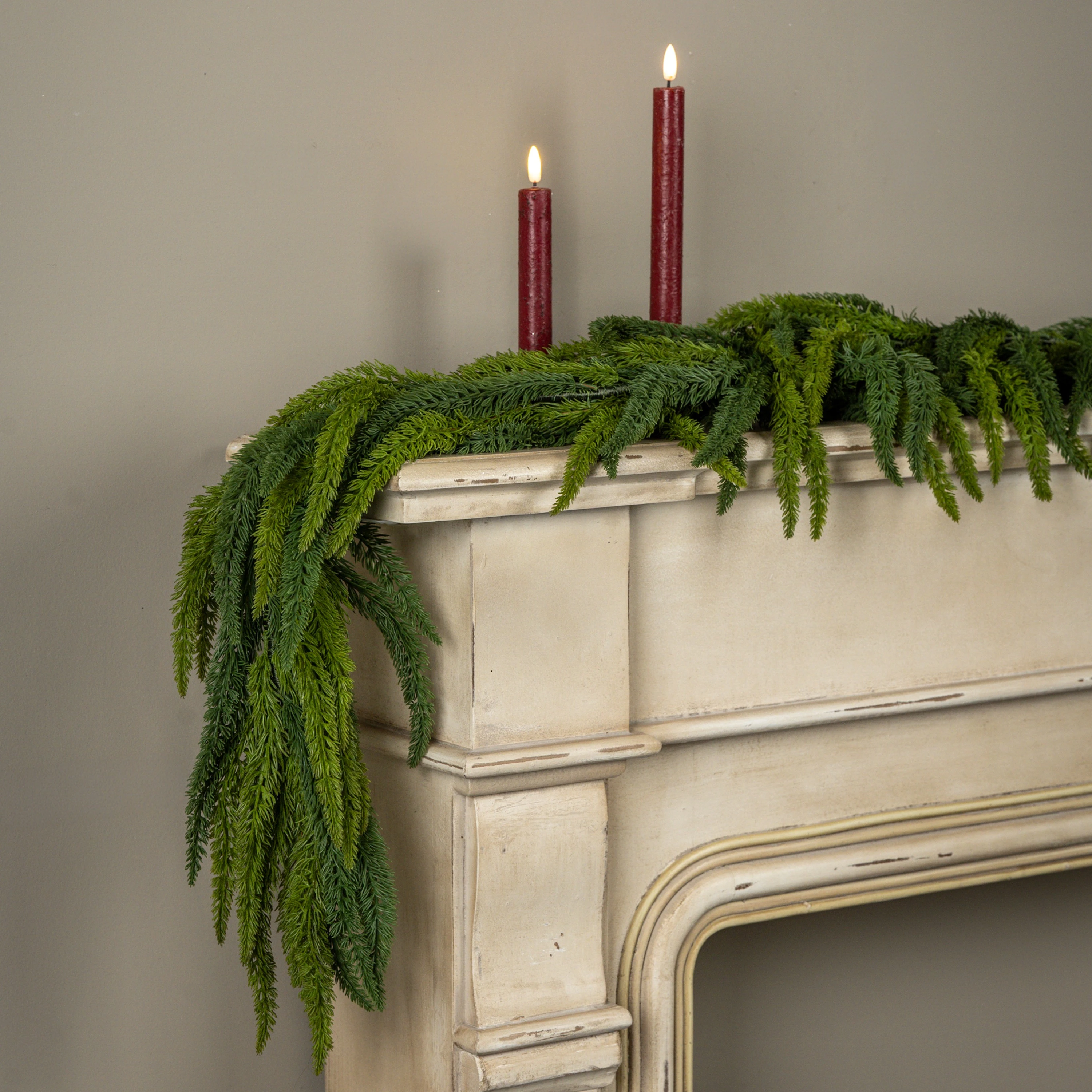 6' JAPANESE CEDAR & PINE GARLAND