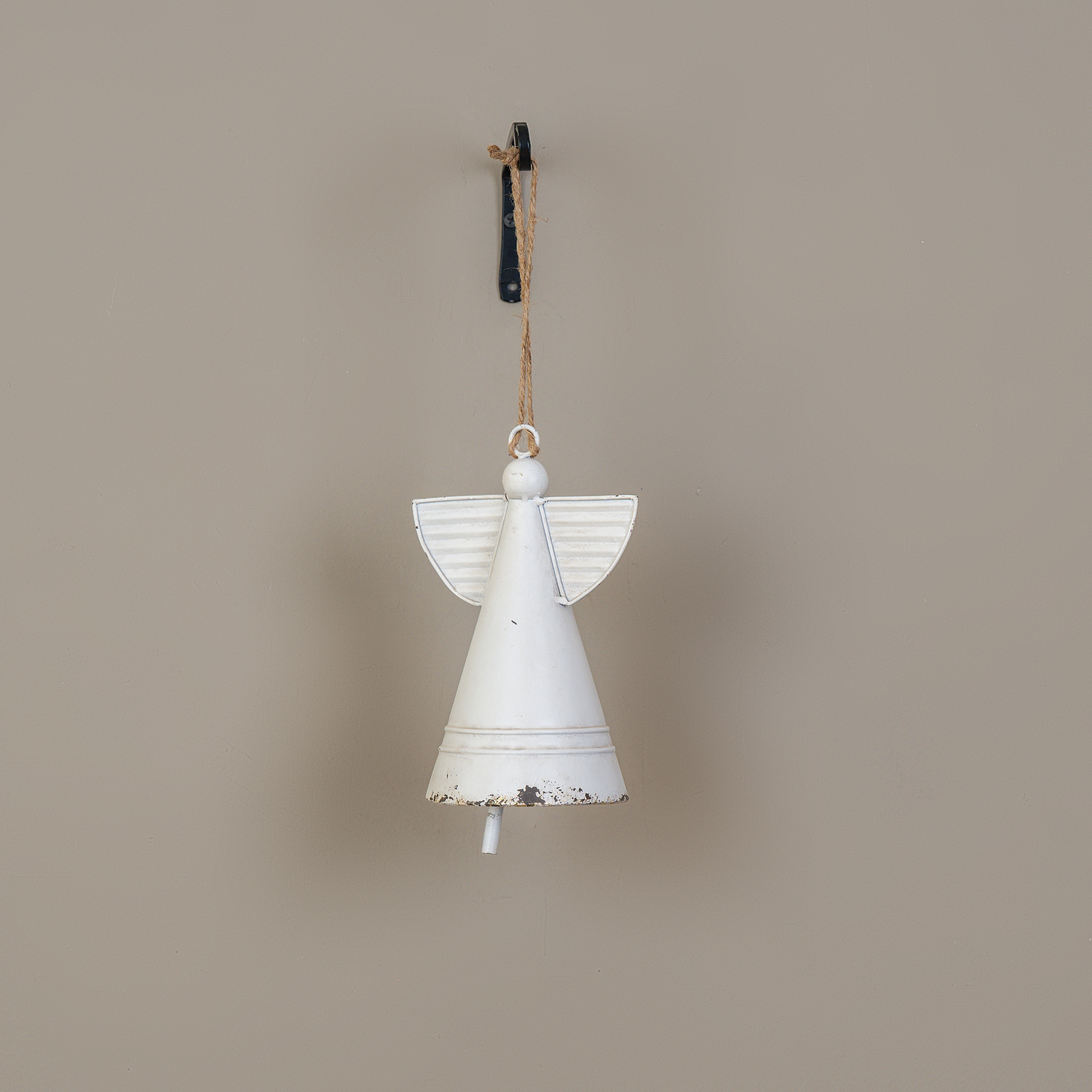 8.5" HANGING WHITE ANGEL BELL
