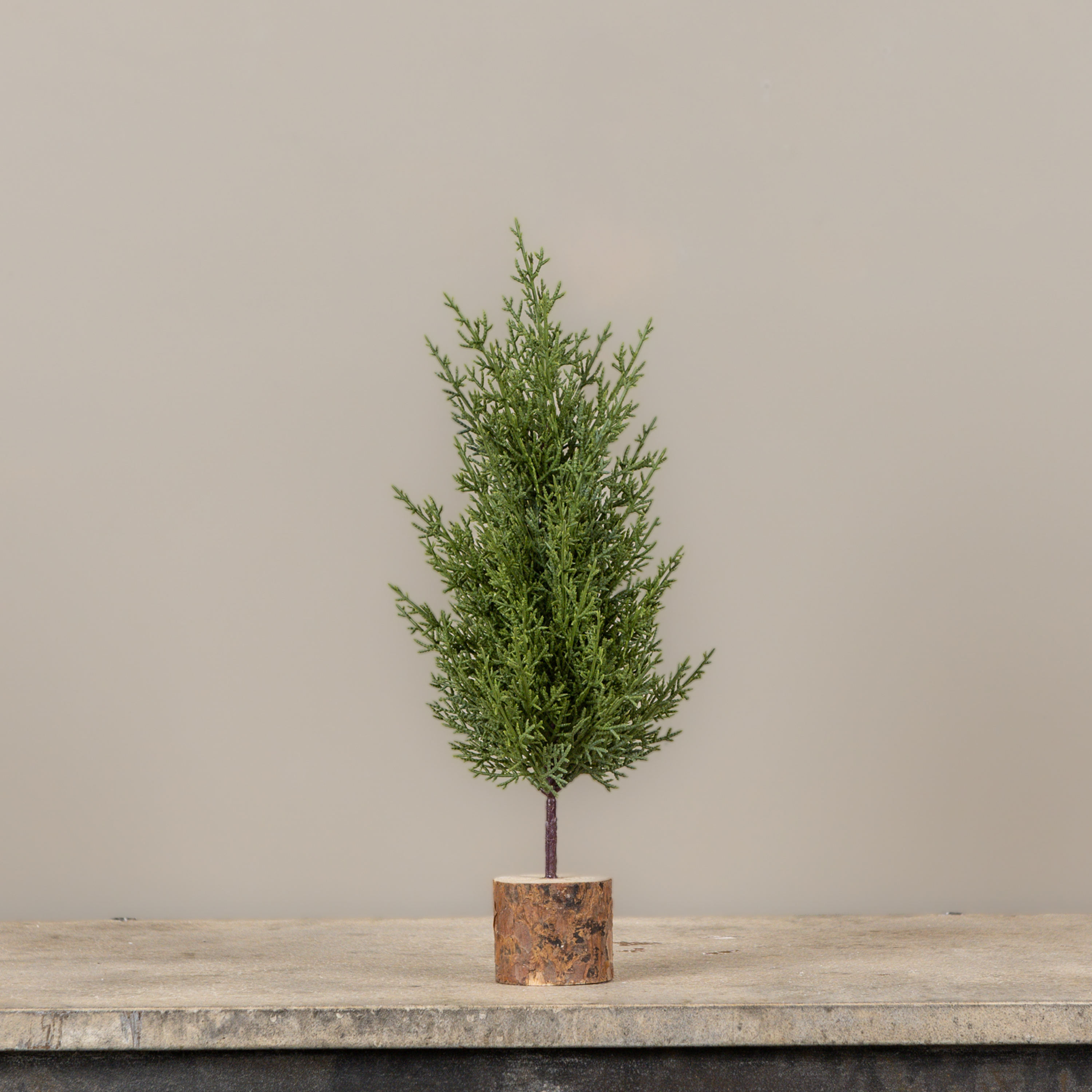 15.75" SPRINGDALE PINE TREE W/ WOOD BASE