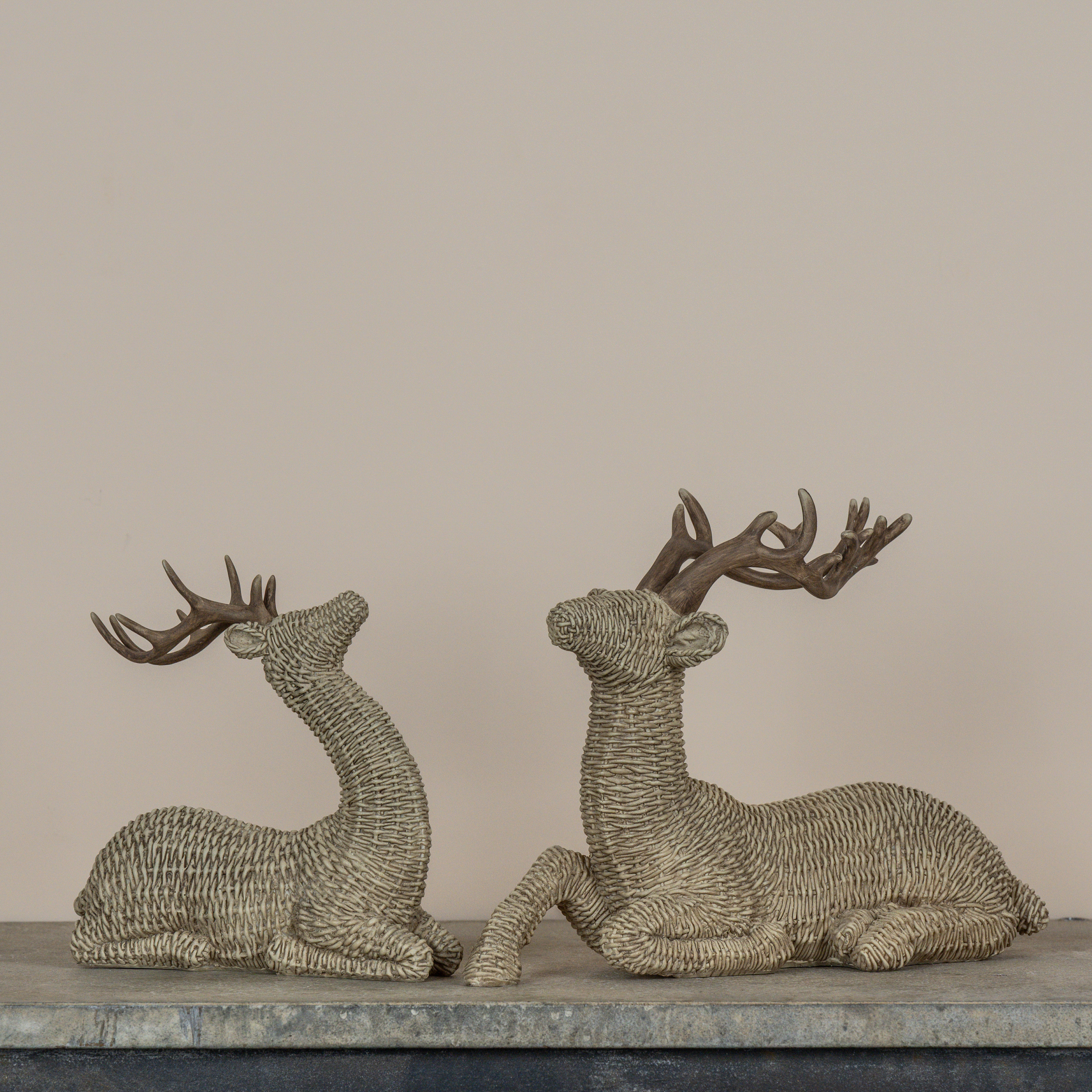 9.25" WOVEN DEER