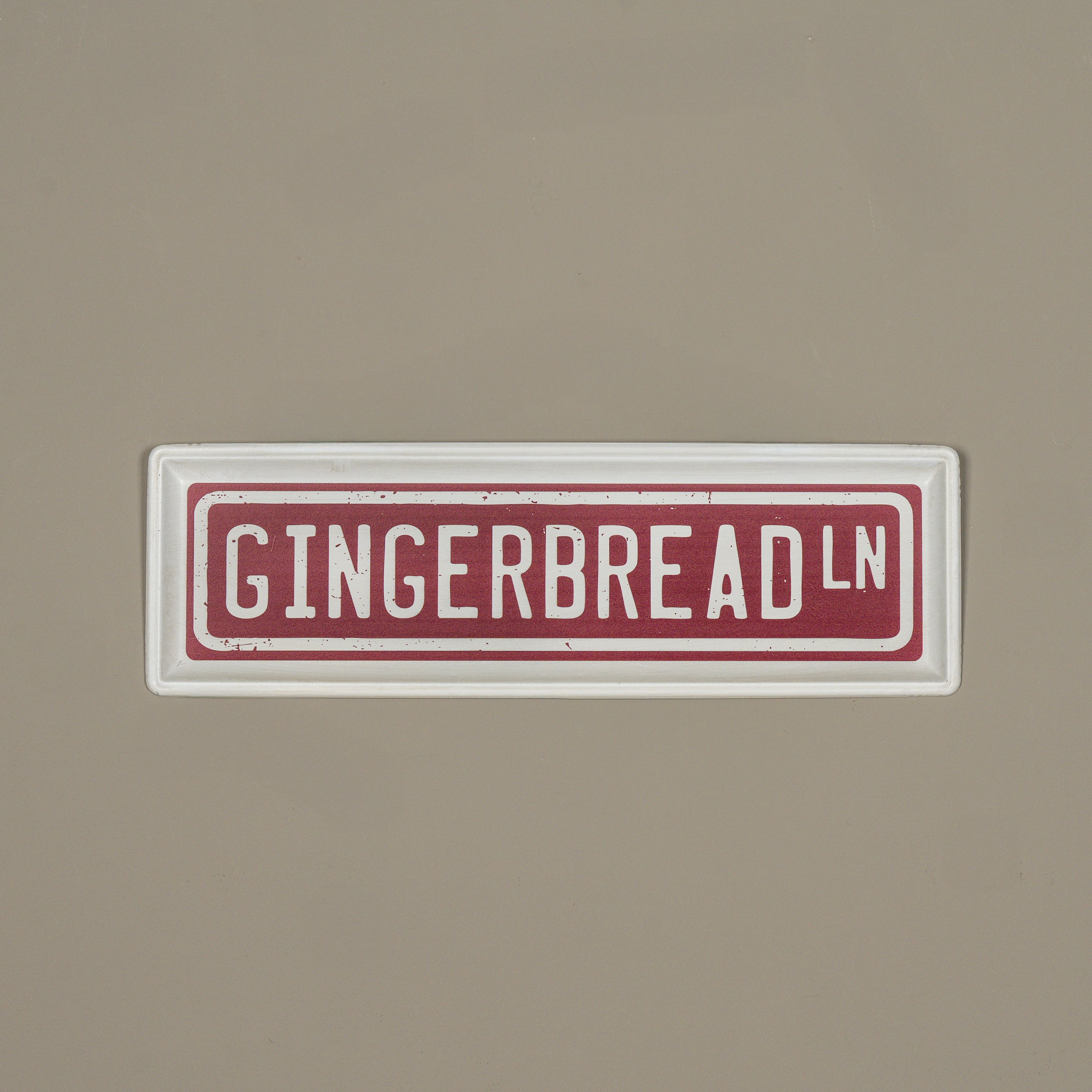 20" GINGERBREAD LANE SIGN