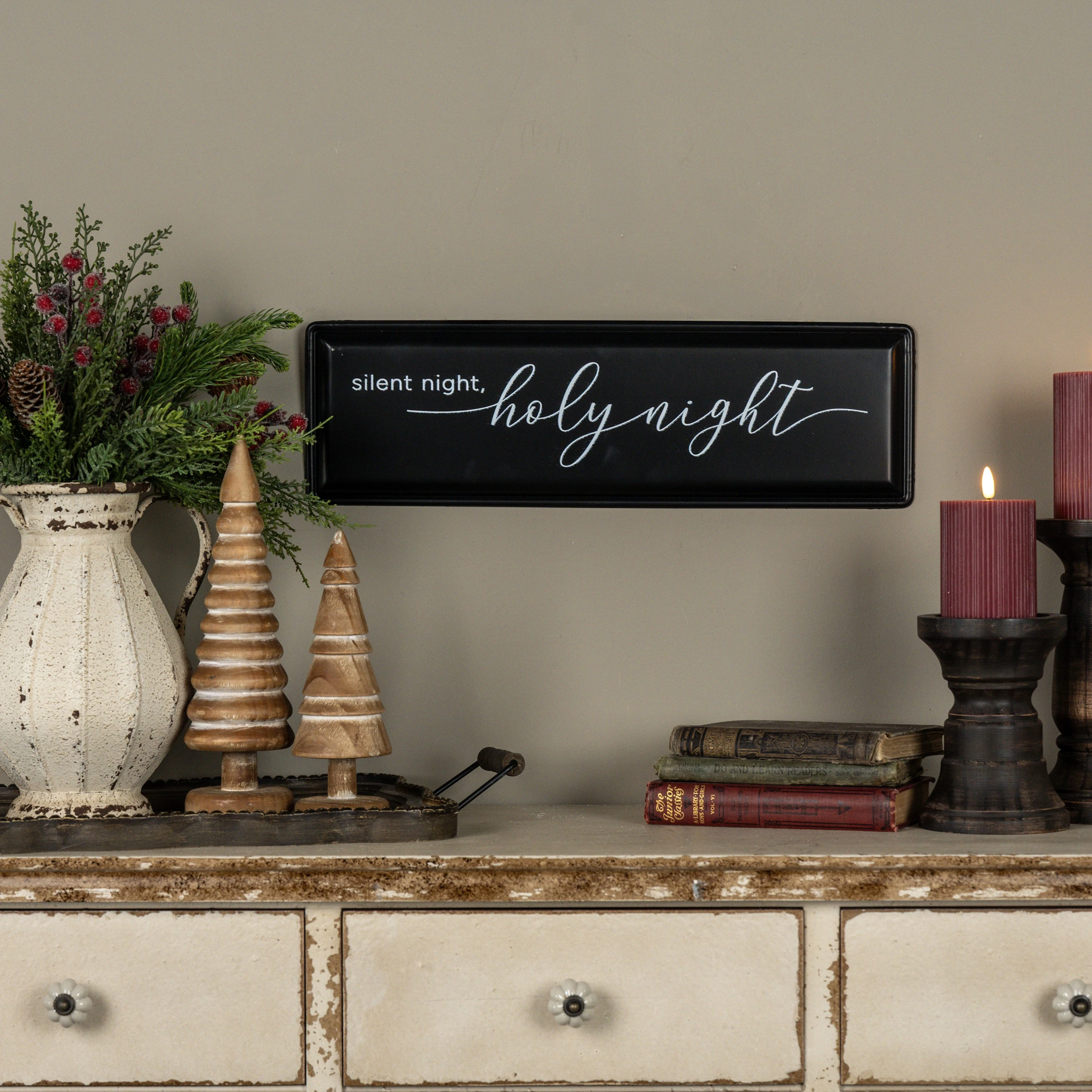 22" HOLY NIGHT SIGN