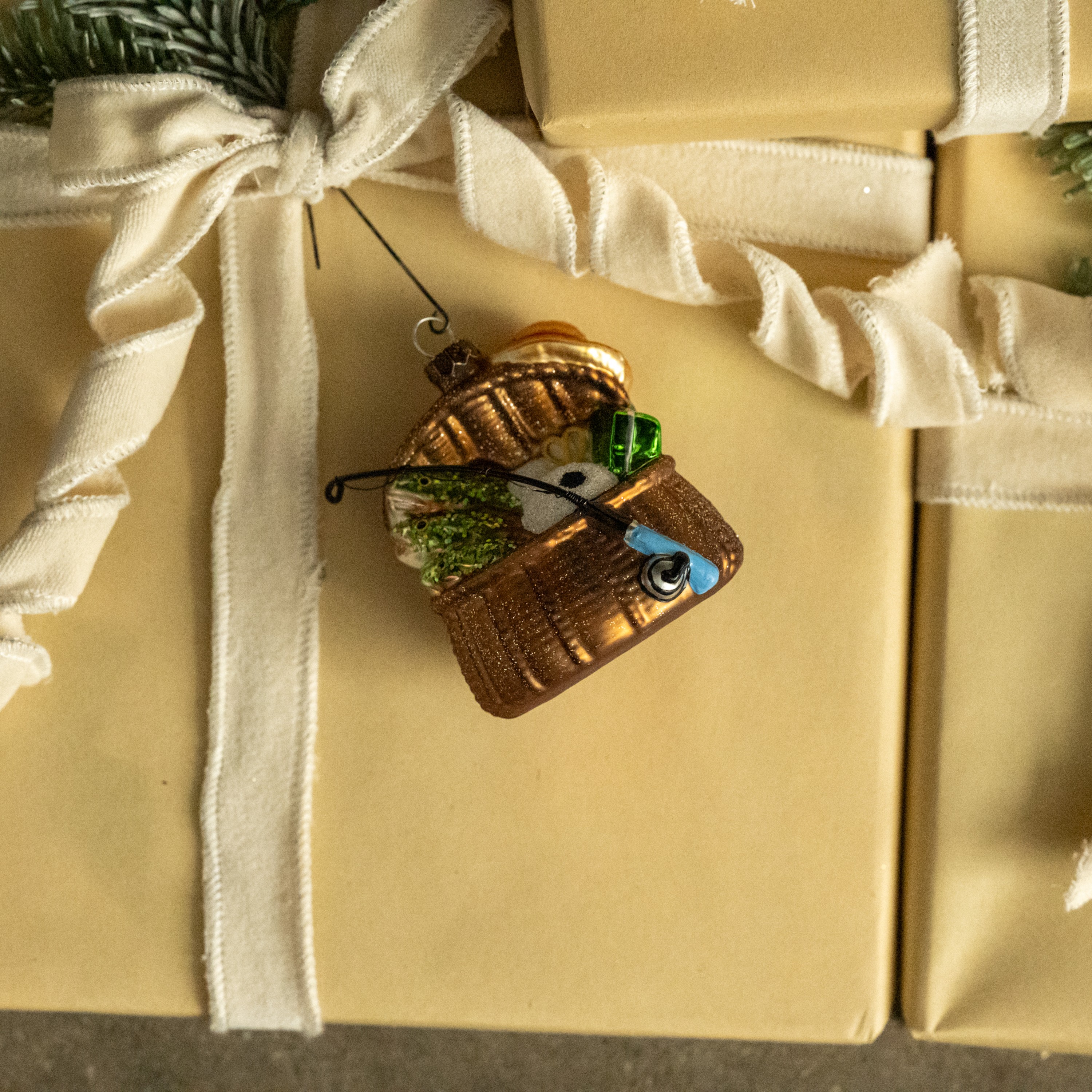FISHING BASKET ORNAMENT