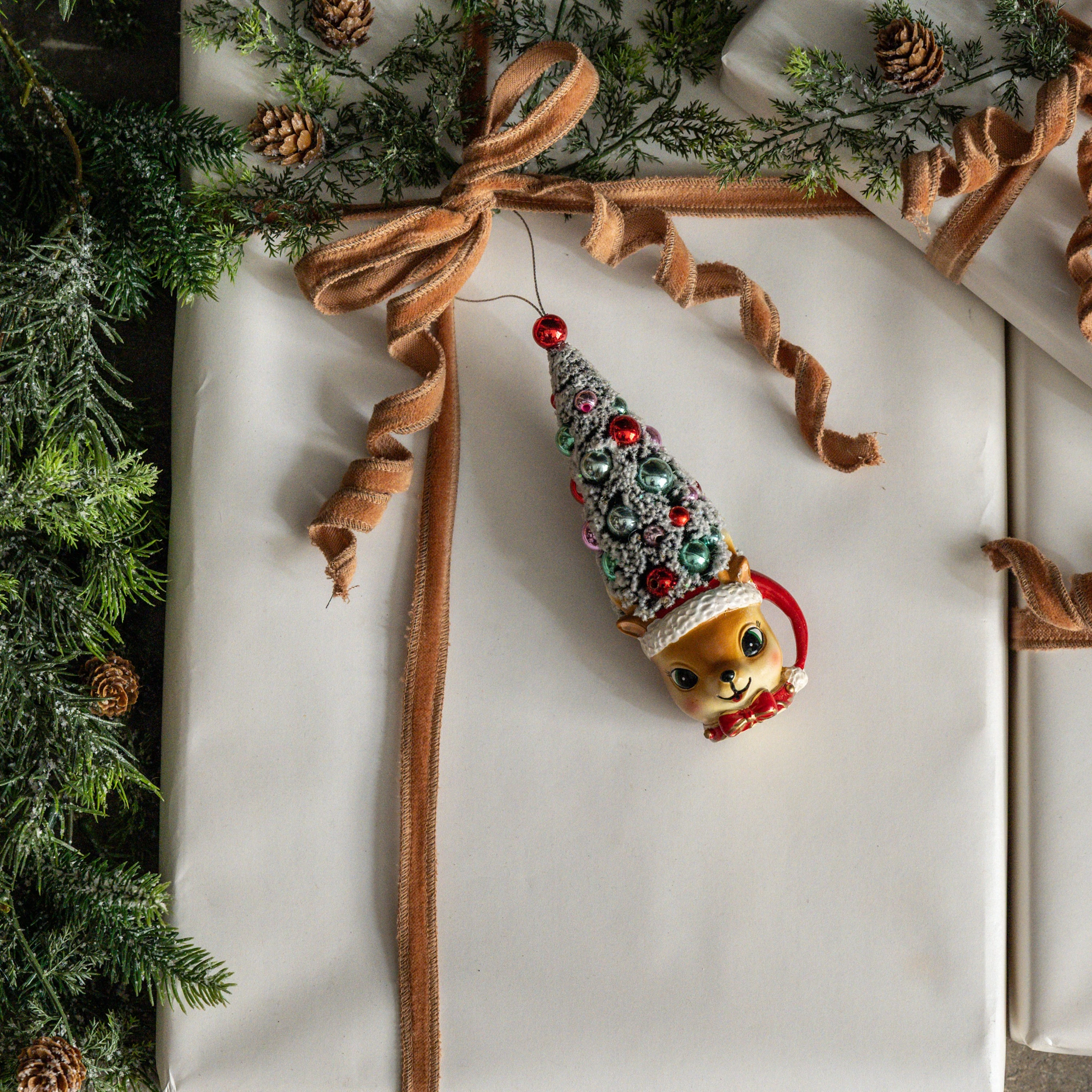 DEER MUG W/ TREE ORNAMENT