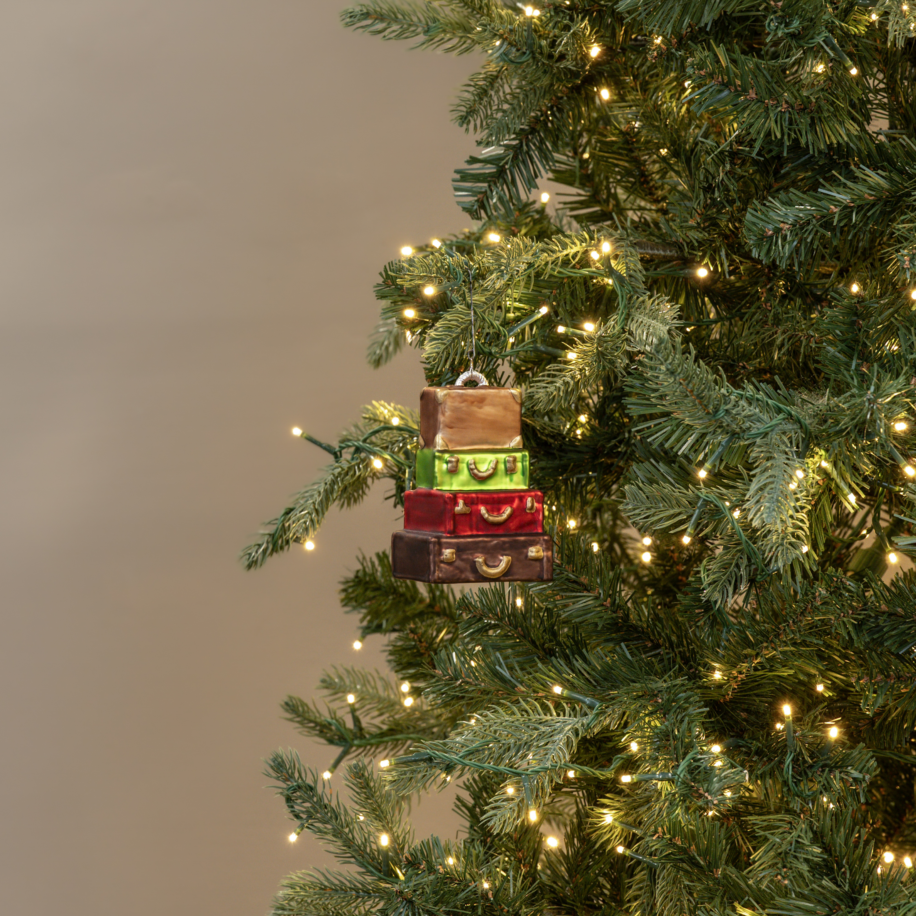 STACKED SUITCASES ORNAMENT