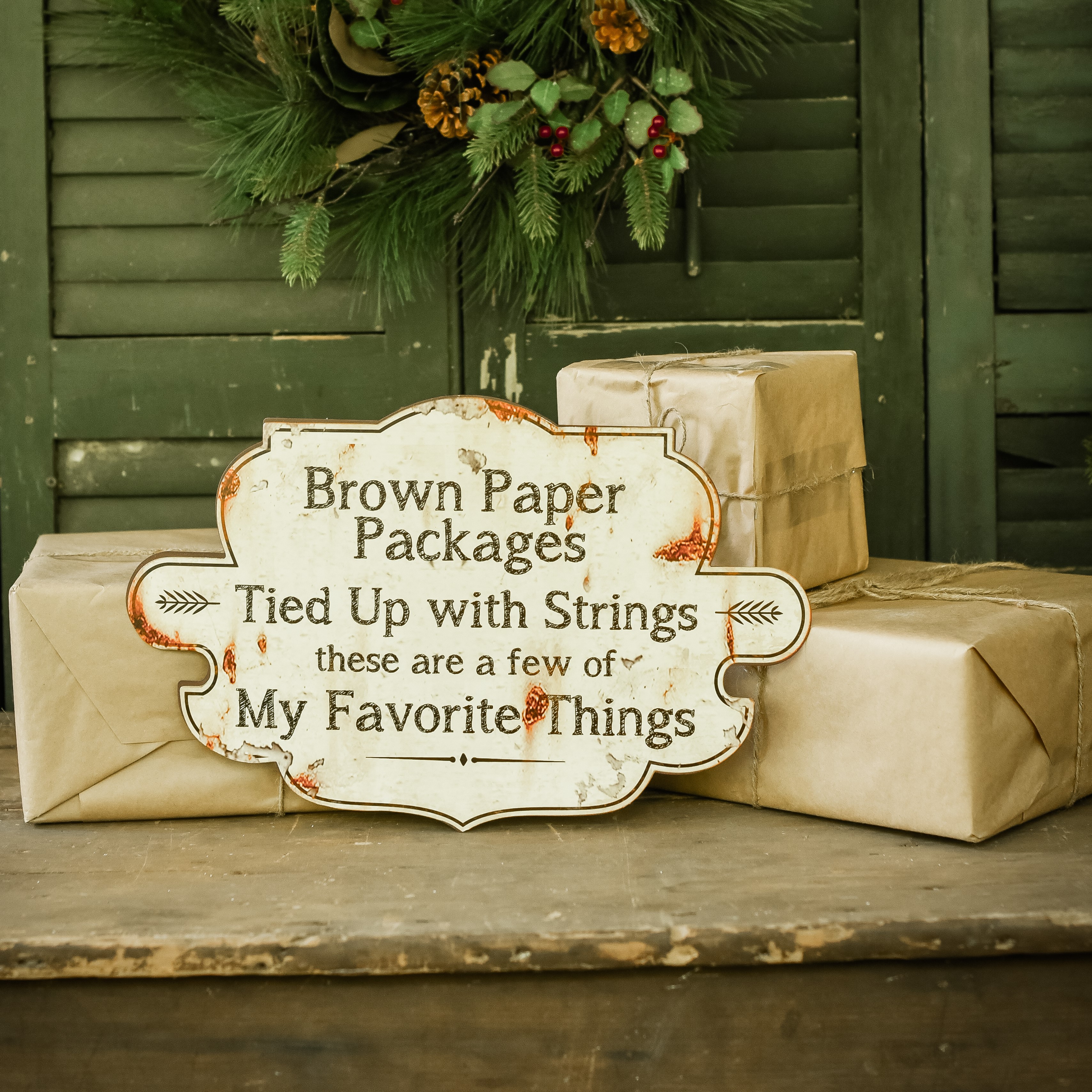 FAVORITE THINGS SIGN