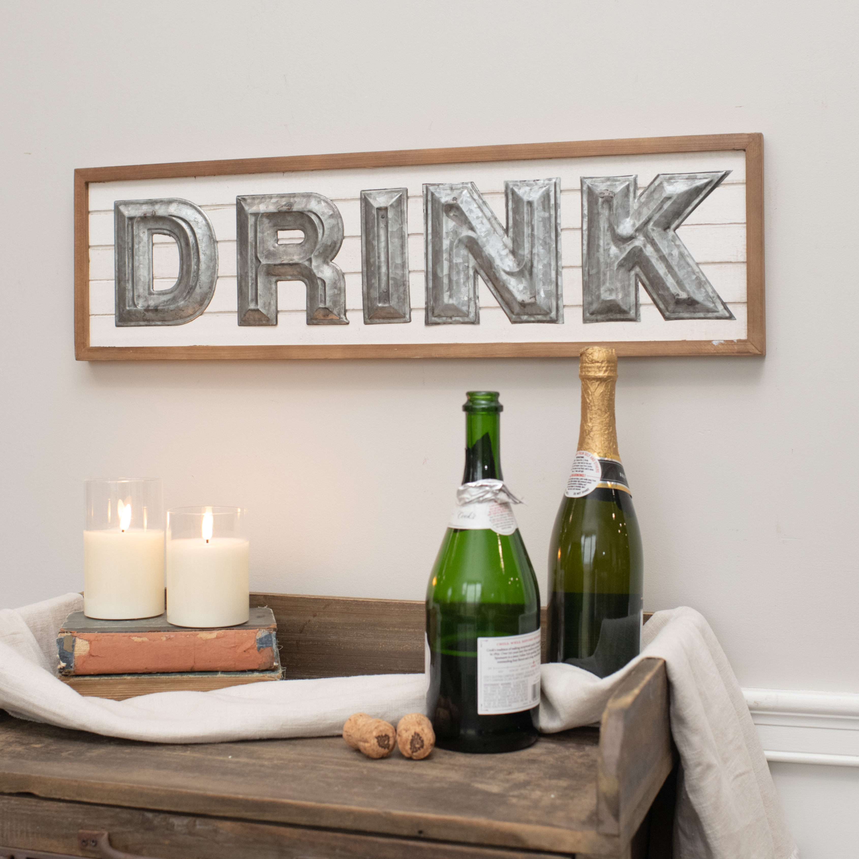 27.5" DRINK FRAMED SIGN