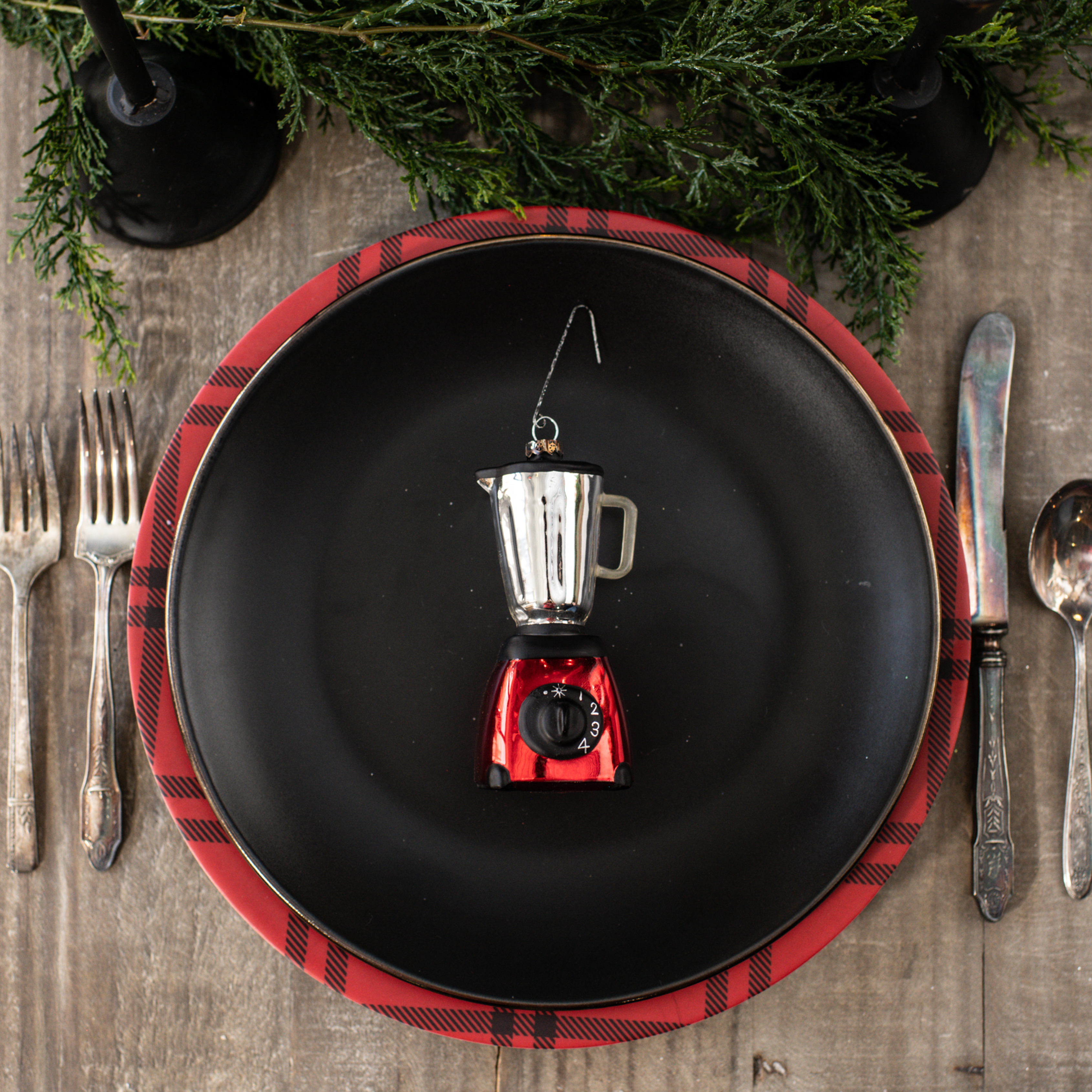 5" RED BLENDER ORNAMENT