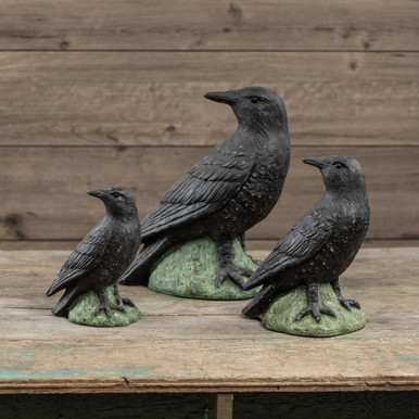 12" TURNED HEAD CROW - Ragon House