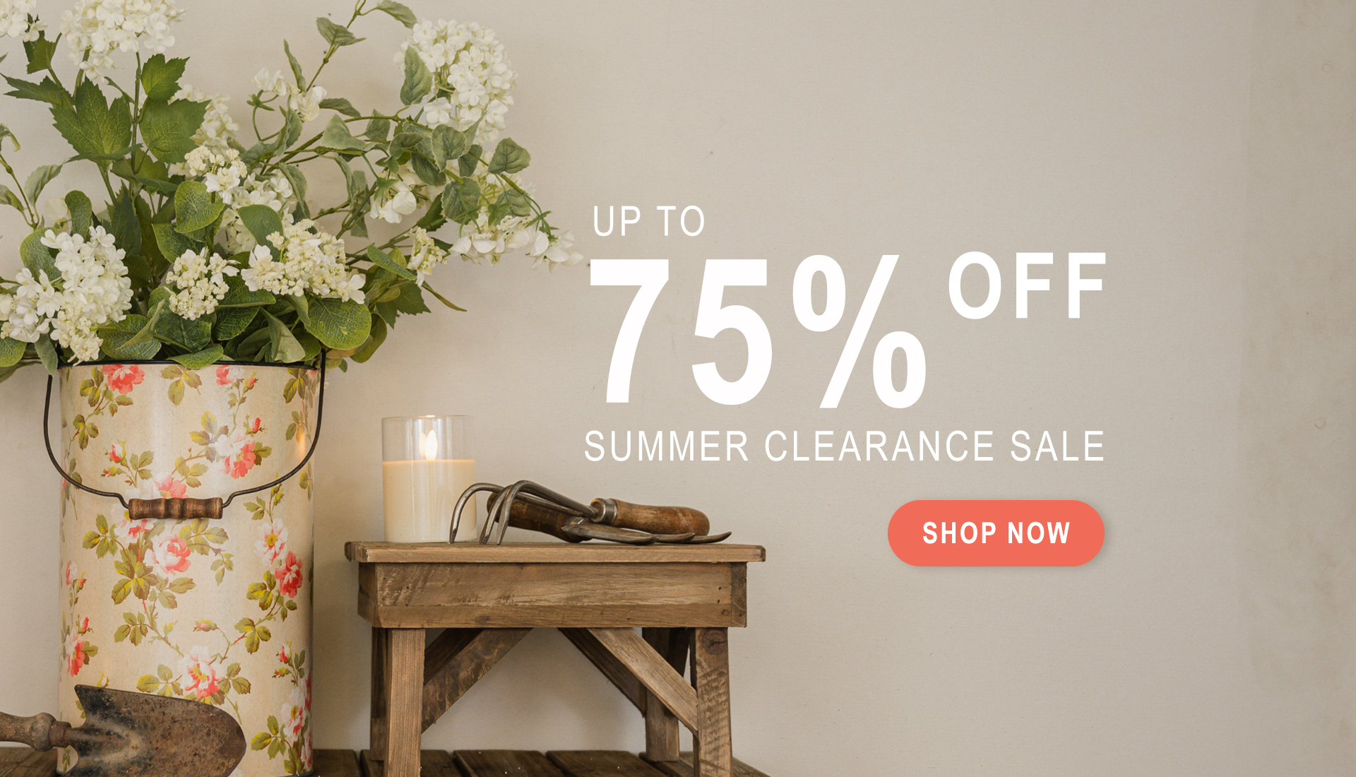 Summer Clearance Sale — up to 75% off