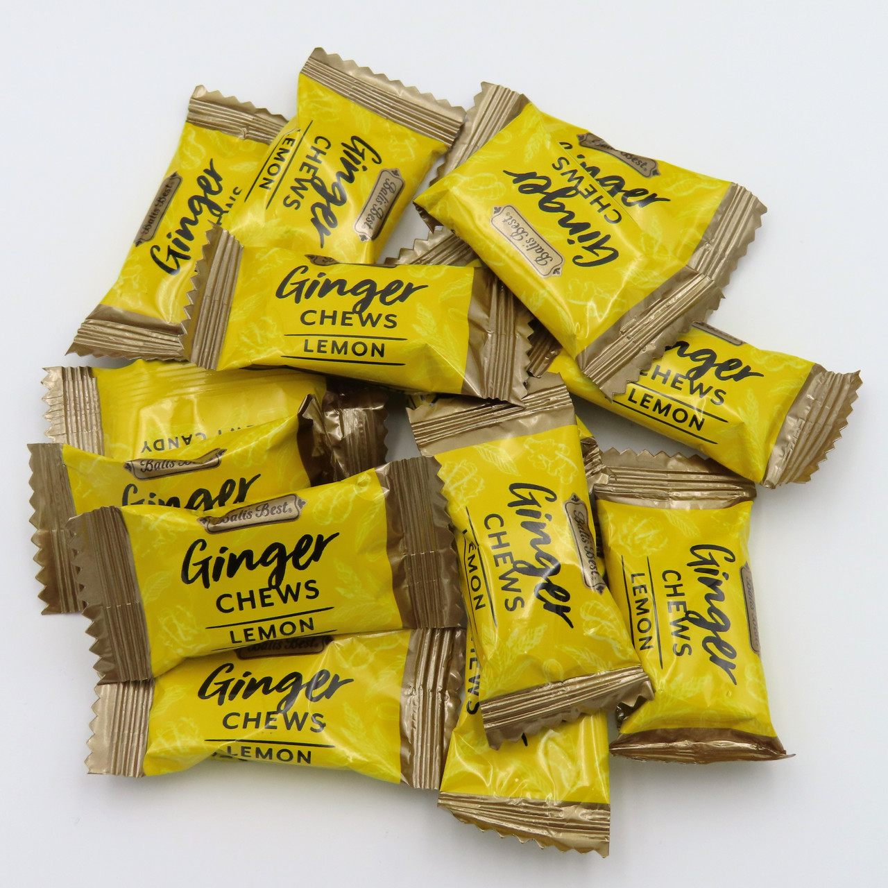 Bali's Best Zesty Lemon Ginger Chews - Beulah's Candyland