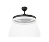 Sky Fan & Turbo Heater 4 blades Matte Black finish