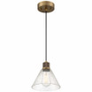 Port Nine - 9W 1 LED Pendant In Transitional Style-8.5 Inches Tall and 8 Inches Wide